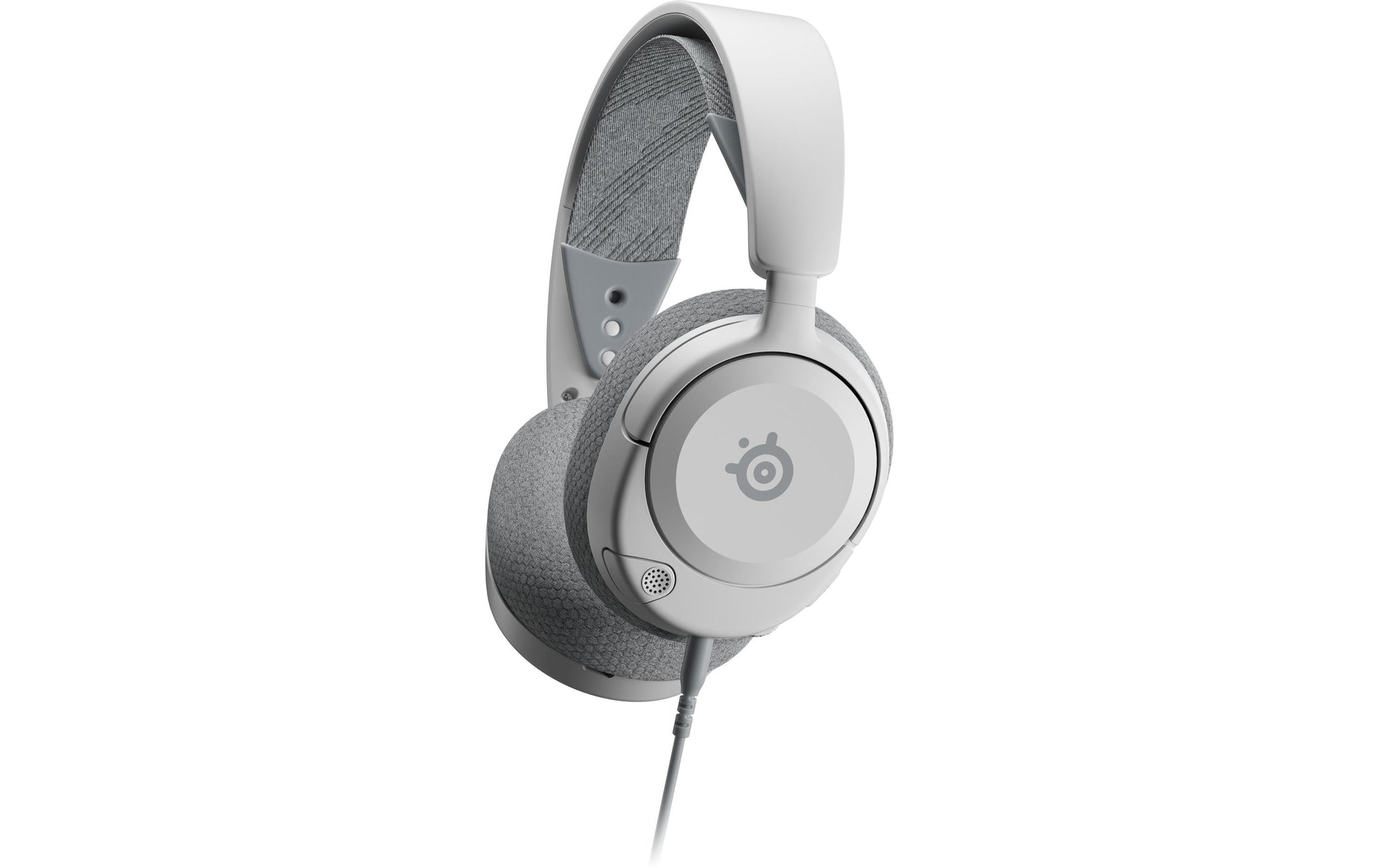 SteelSeries Arctis Nova 1 – Gaming-Headset – 3,5 mm Klinke, Surround-Sound – Weiss – für PS5/Switch/Xbox