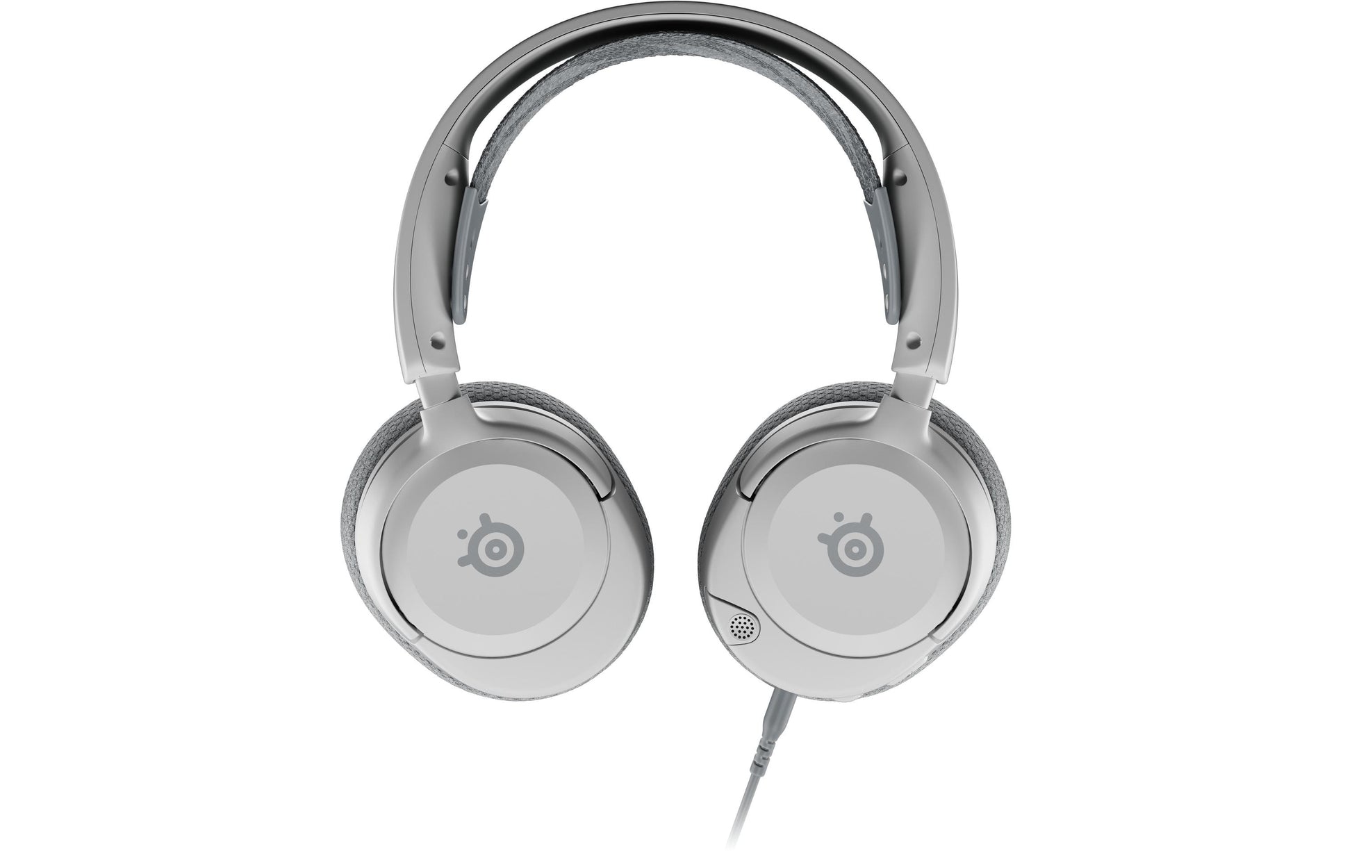 SteelSeries Arctis Nova 1 – Gaming-Headset – 3,5 mm Klinke, Surround-Sound – Weiss – für PS5/Switch/Xbox
