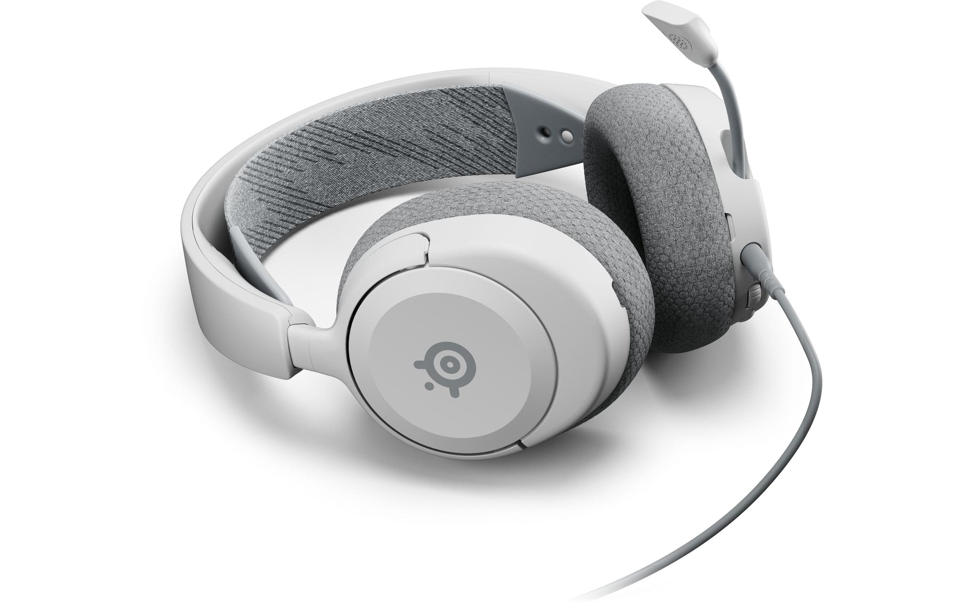 SteelSeries Arctis Nova 1 – Gaming-Headset – 3,5 mm Klinke, Surround-Sound – Weiss – für PS5/Switch/Xbox
