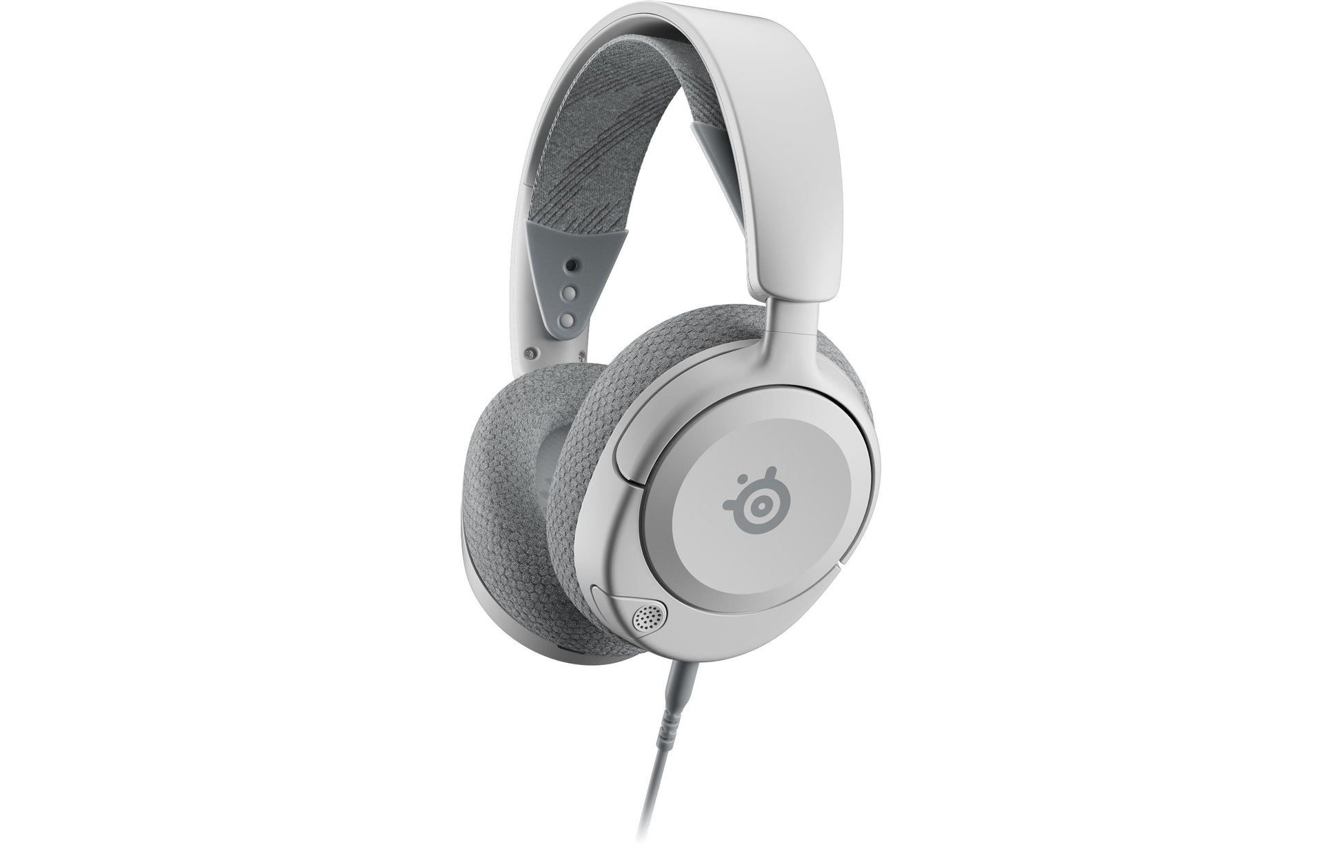 SteelSeries Arctis Nova 1 – Gaming-Headset – 3,5 mm Klinke, Surround-Sound – Weiss – für PS5/Switch/Xbox