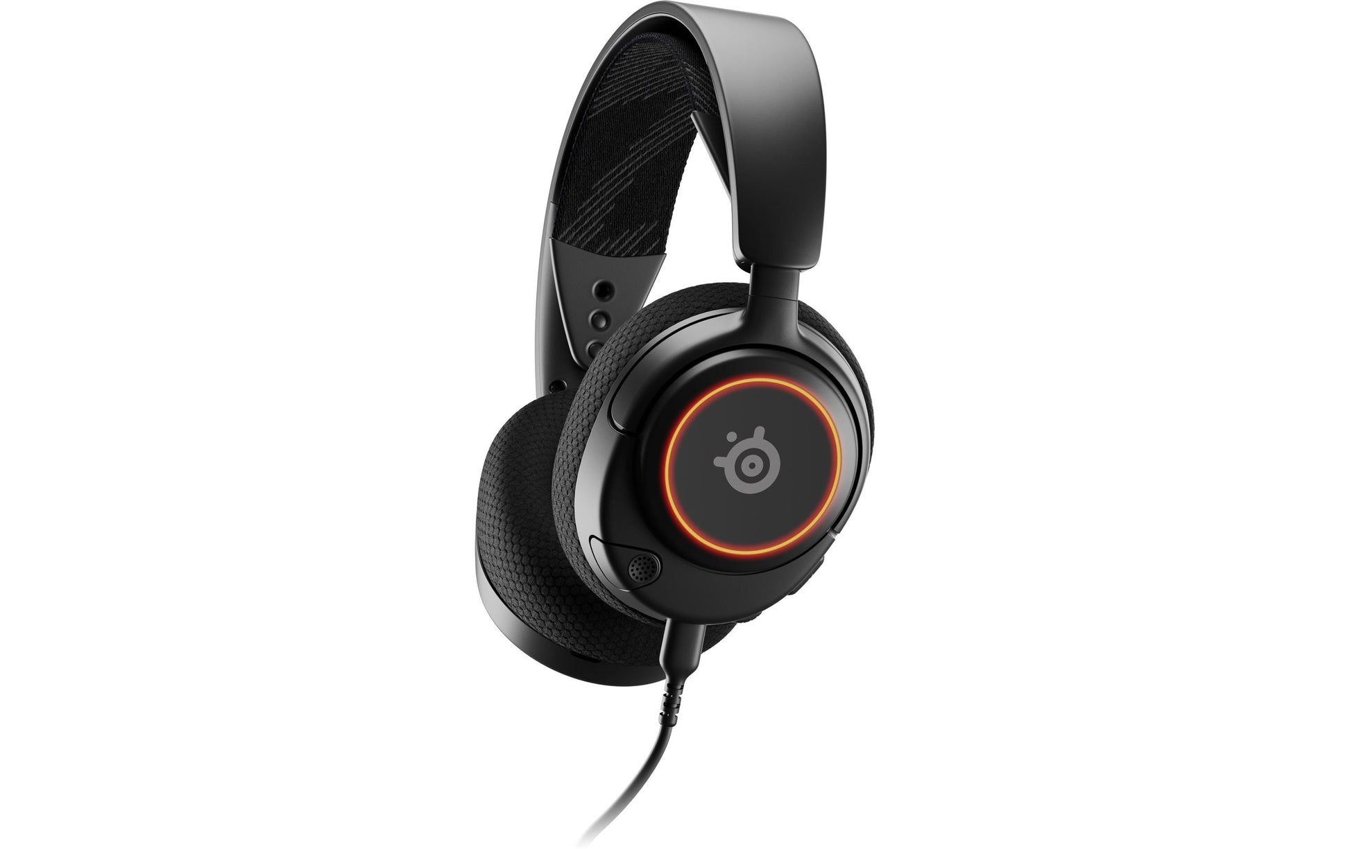 SteelSeries Arctis Nova 3 – Gaming-Headset – USB-C/3,5 mm, Surround-Sound – Schwarz – für PS5/XSX/Switch