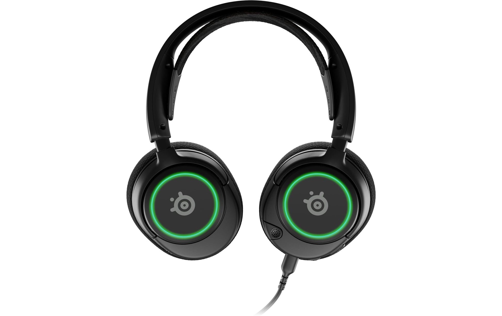 SteelSeries Arctis Nova 3 – Gaming-Headset – USB-C/3,5 mm, Surround-Sound – Schwarz – für PS5/XSX/Switch