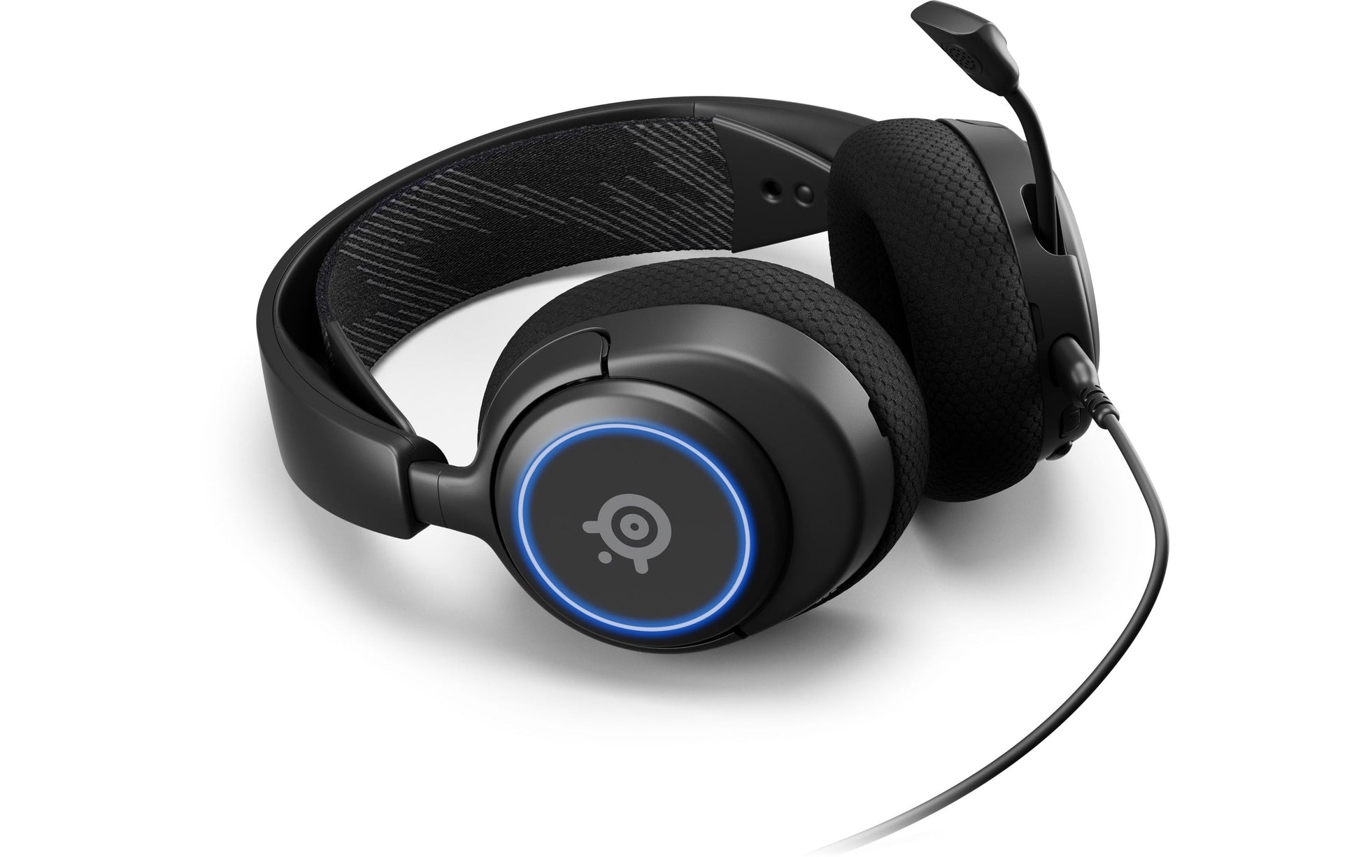 SteelSeries Arctis Nova 3 – Gaming-Headset – USB-C/3,5 mm, Surround-Sound – Schwarz – für PS5/XSX/Switch