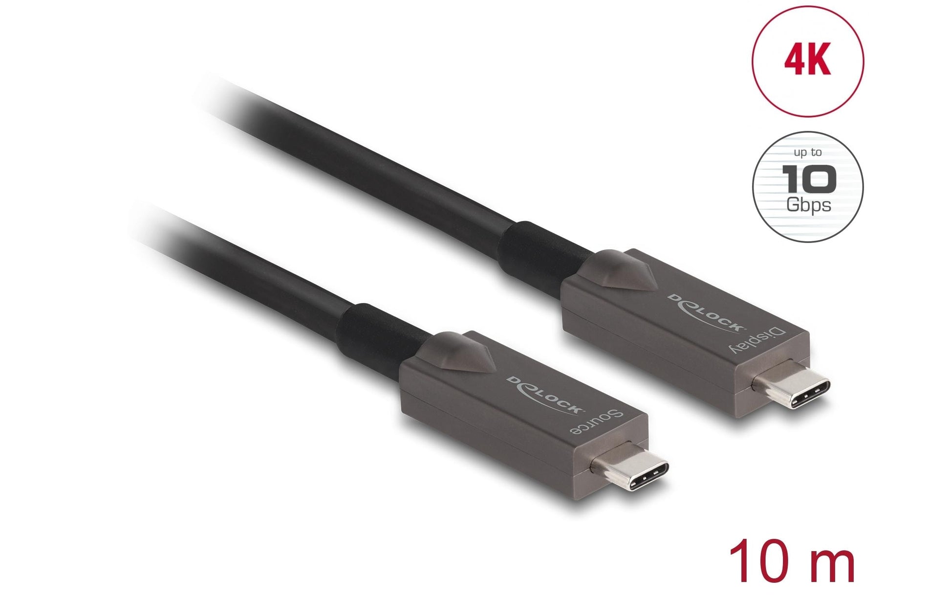 DeLOCK USB-Kabel, USB-C zu USB-C, 10 m