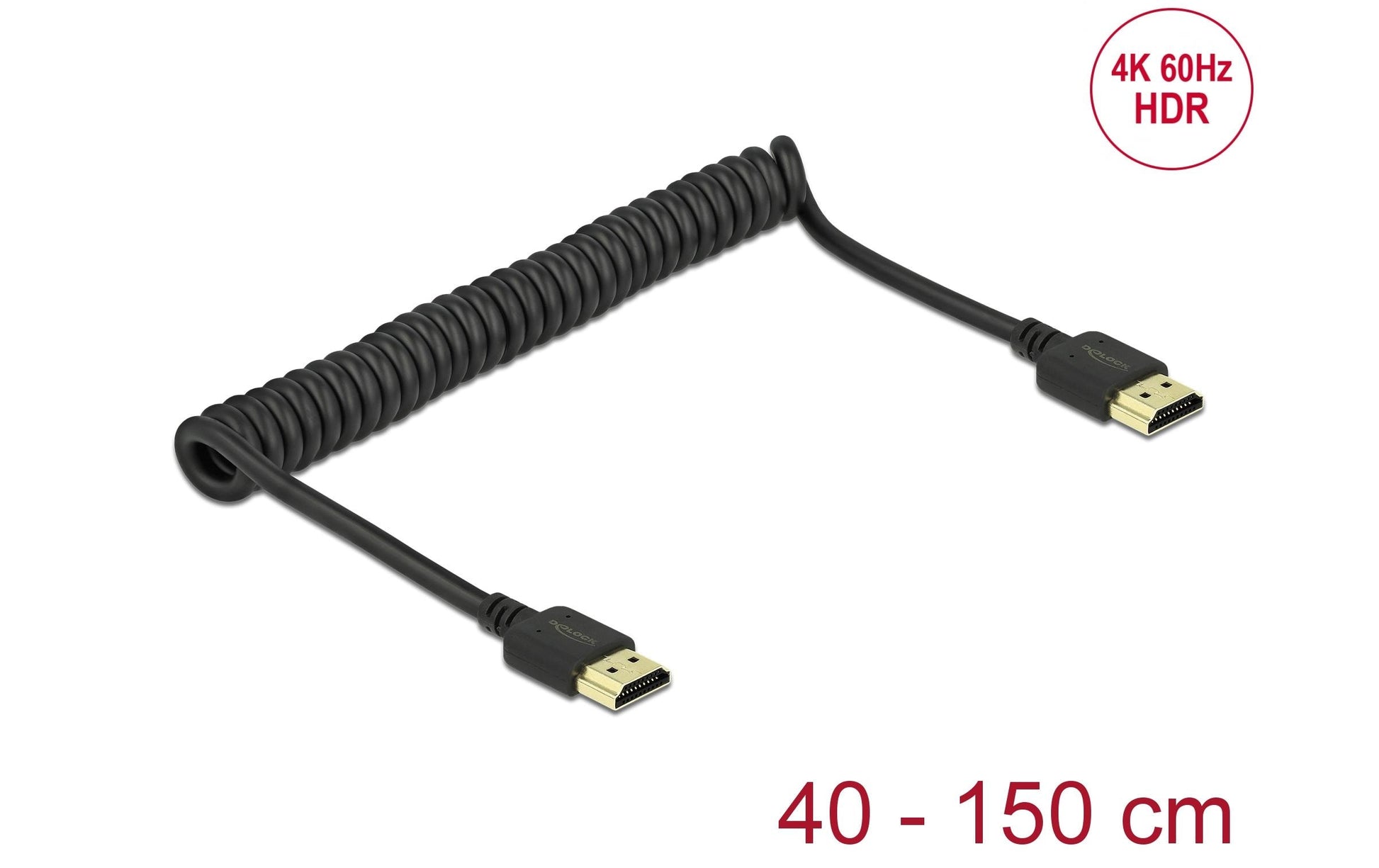 DeLOCK HDMI-Kabel, Schwarz, 84967