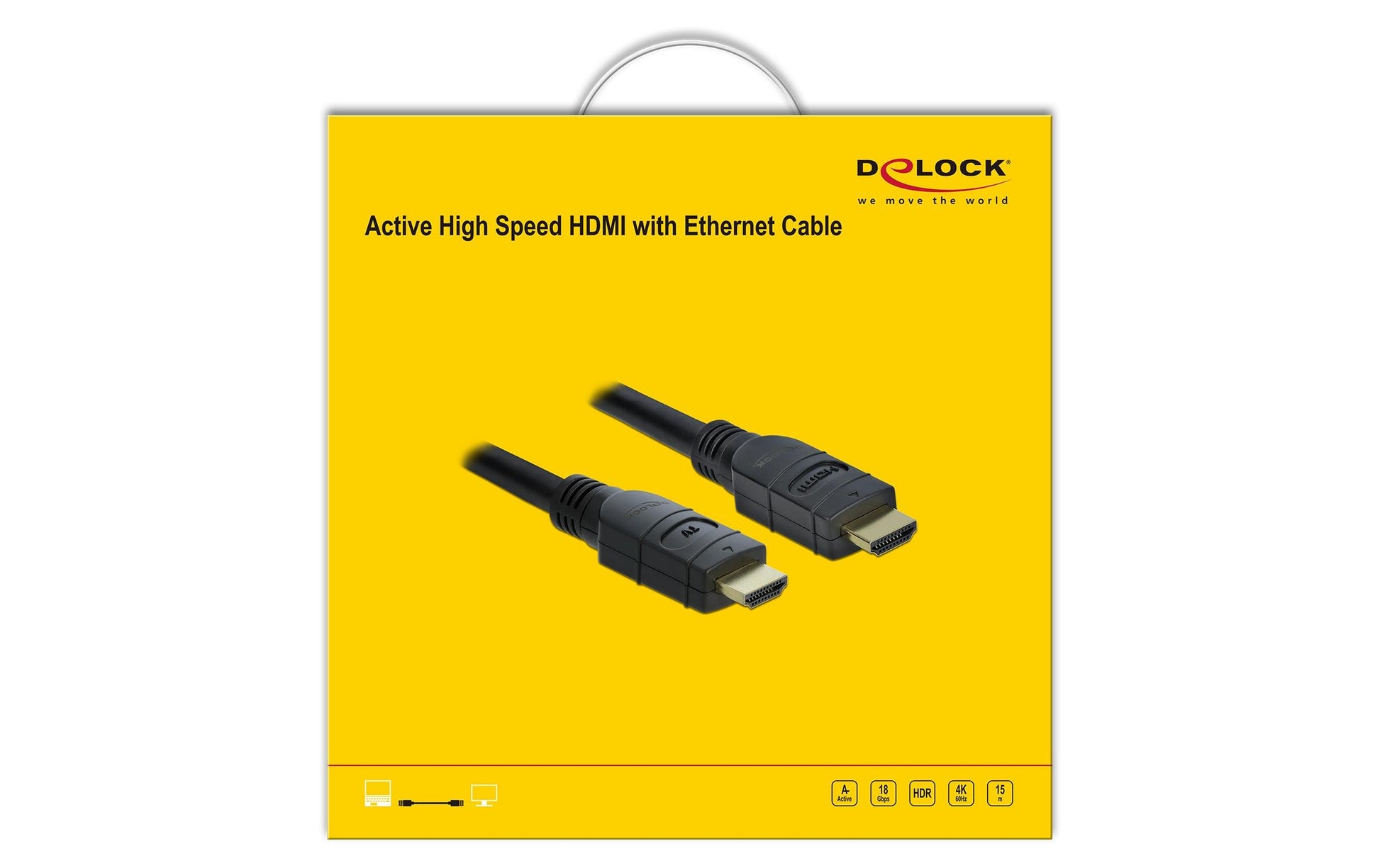 DeLOCK HDMI-Kabel, Schwarz