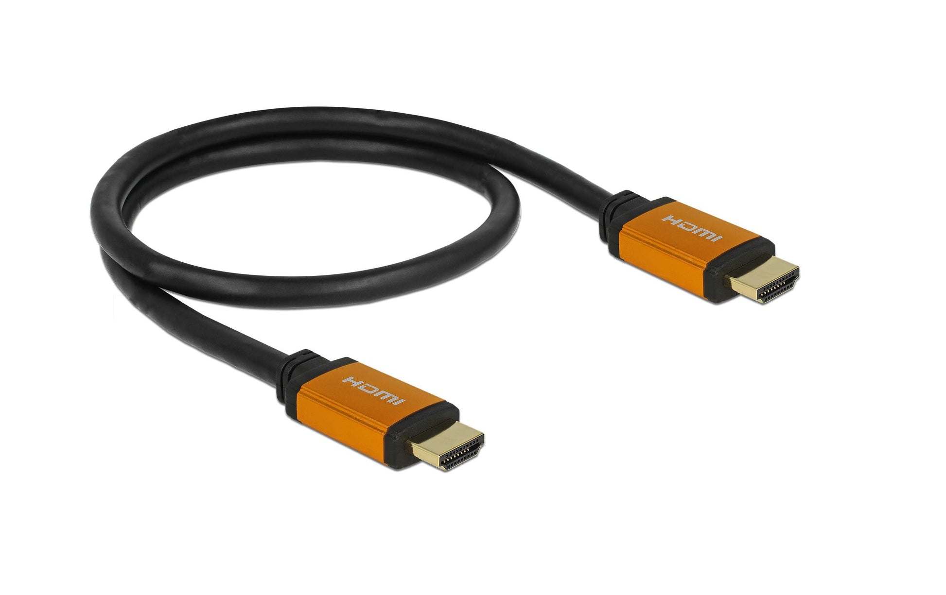 DeLOCK HDMI-Kabel, Schwarz, Gold, 85726, 1 Stück