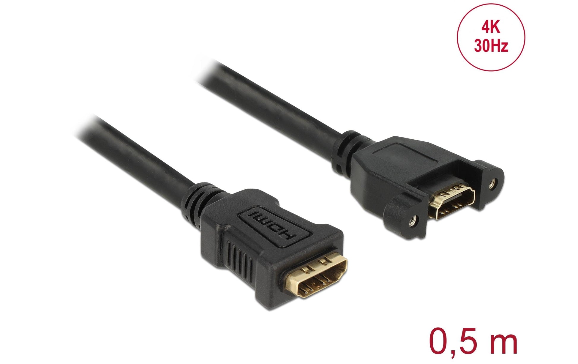 DeLOCK HDMI-Kabel, Schwarz