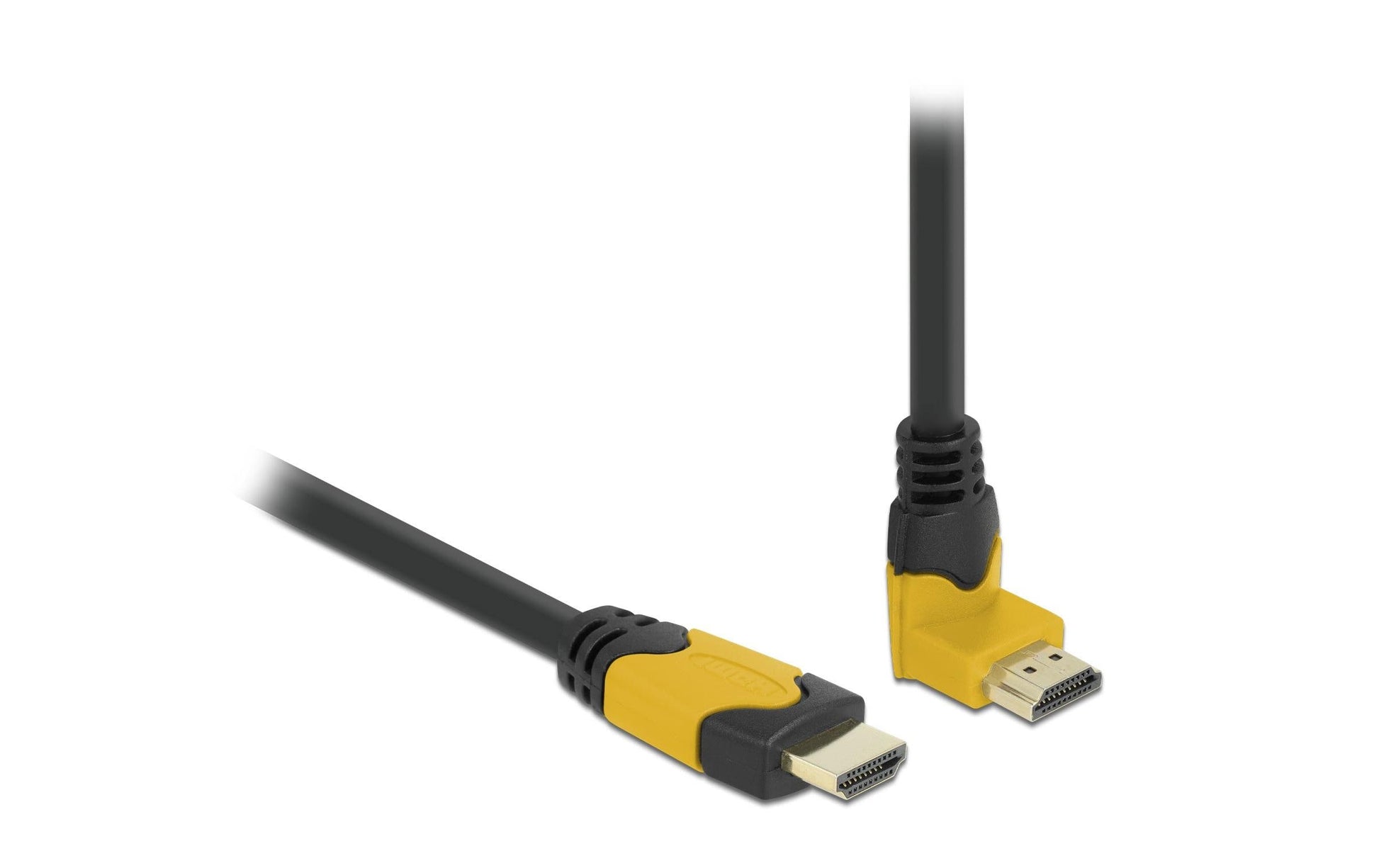 DeLOCK HDMI Kabel HDMI 2.1 8K 60 Hz – 3 m – HDR – Schwarz/Gelb