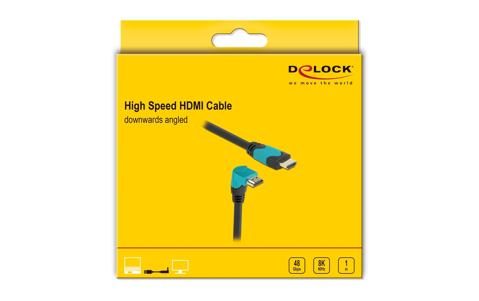 DeLOCK HDMI-Kabel, Schwarz