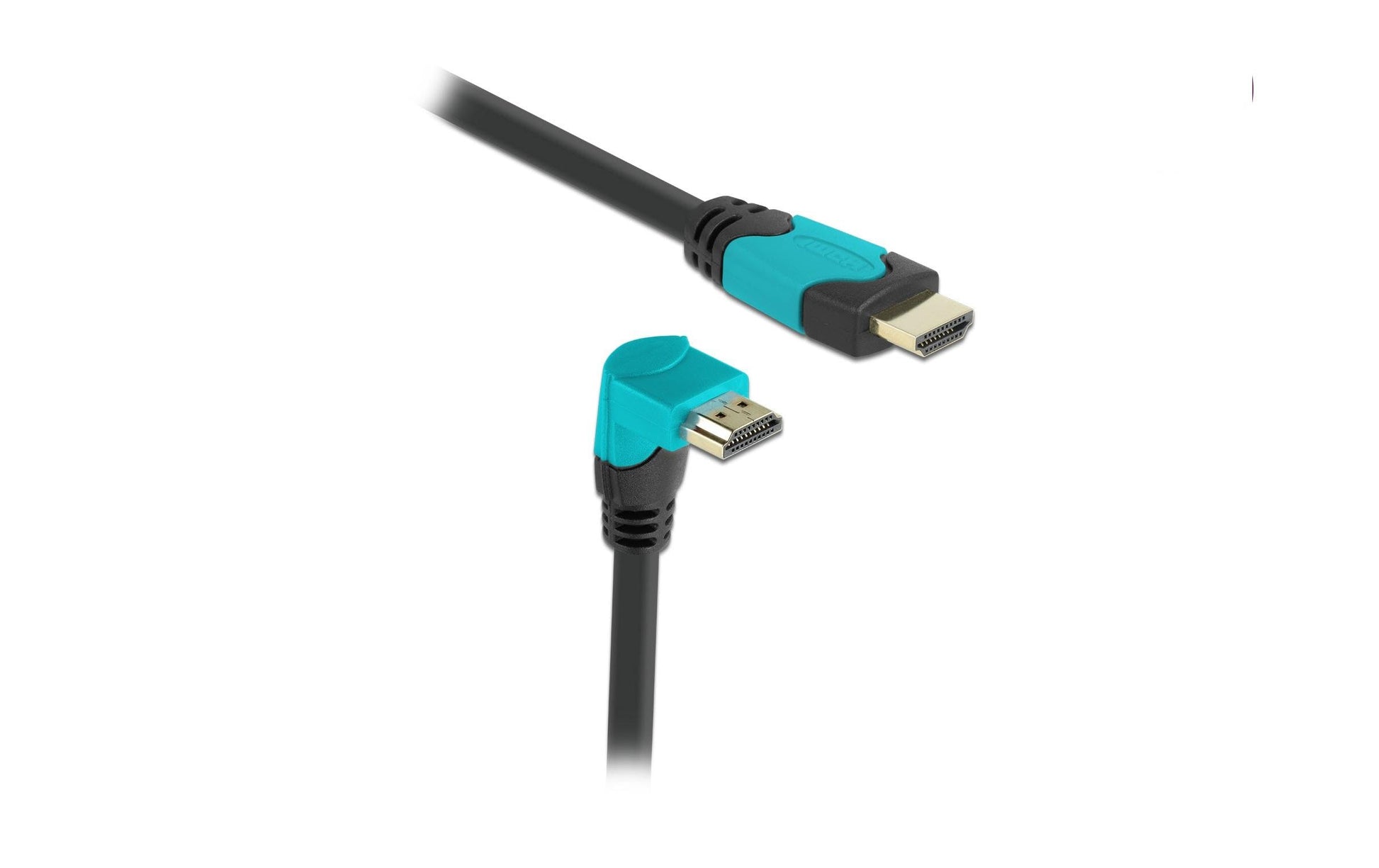 DeLOCK HDMI Kabel HDMI 2.1 8K 60 Hz – 2 m – HDR – Schwarz/Blau