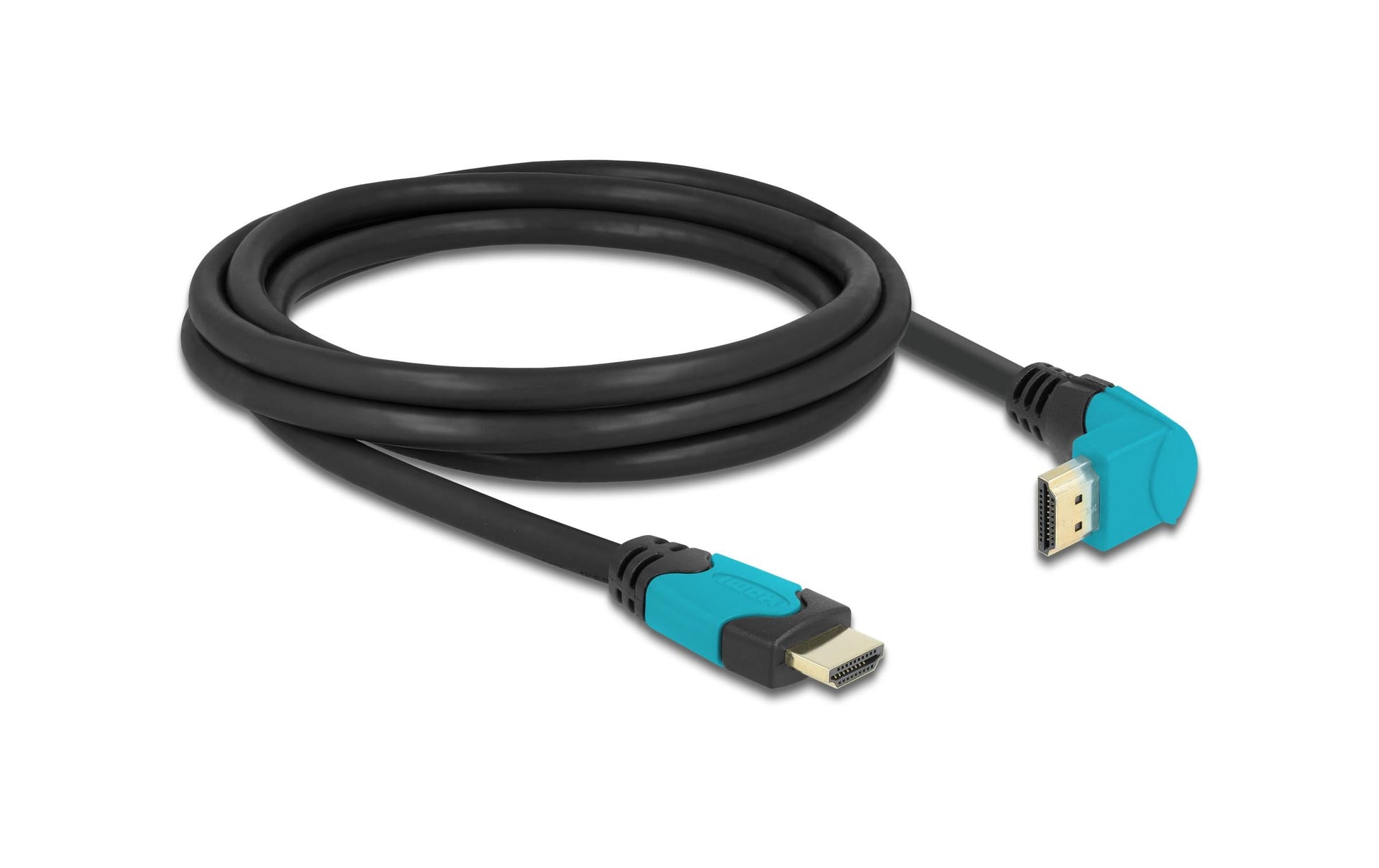 DeLOCK HDMI Kabel HDMI 2.1 8K 60 Hz – 2 m – HDR – Schwarz/Blau