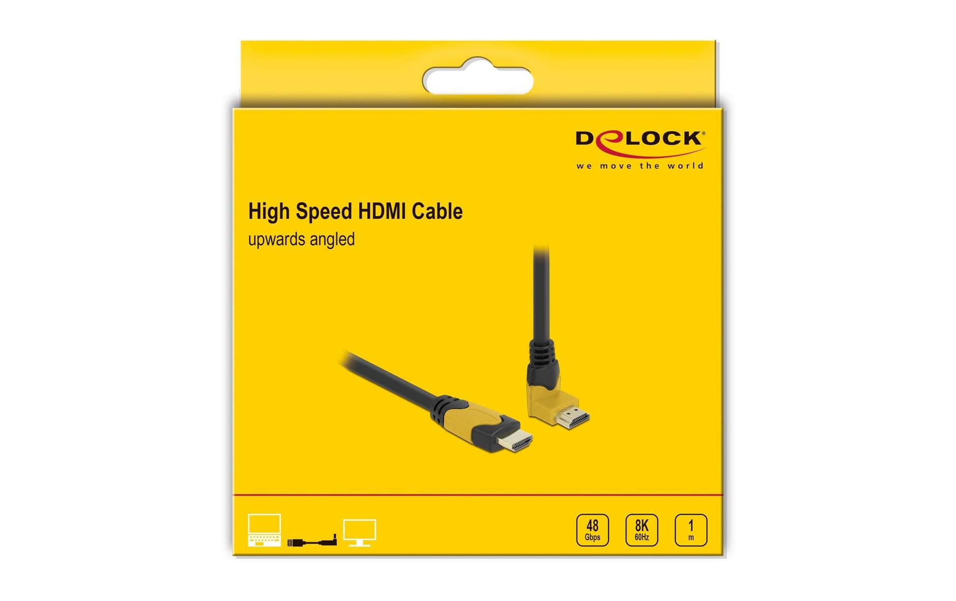 DeLOCK HDMI-Kabel, Schwarz