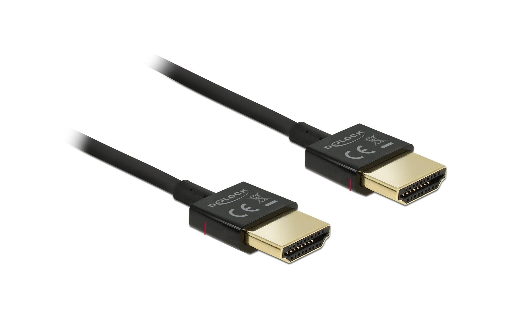 DeLOCK HDMI Kabel HDMI 2.0 4K 60 Hz – 2 m – Ethernet