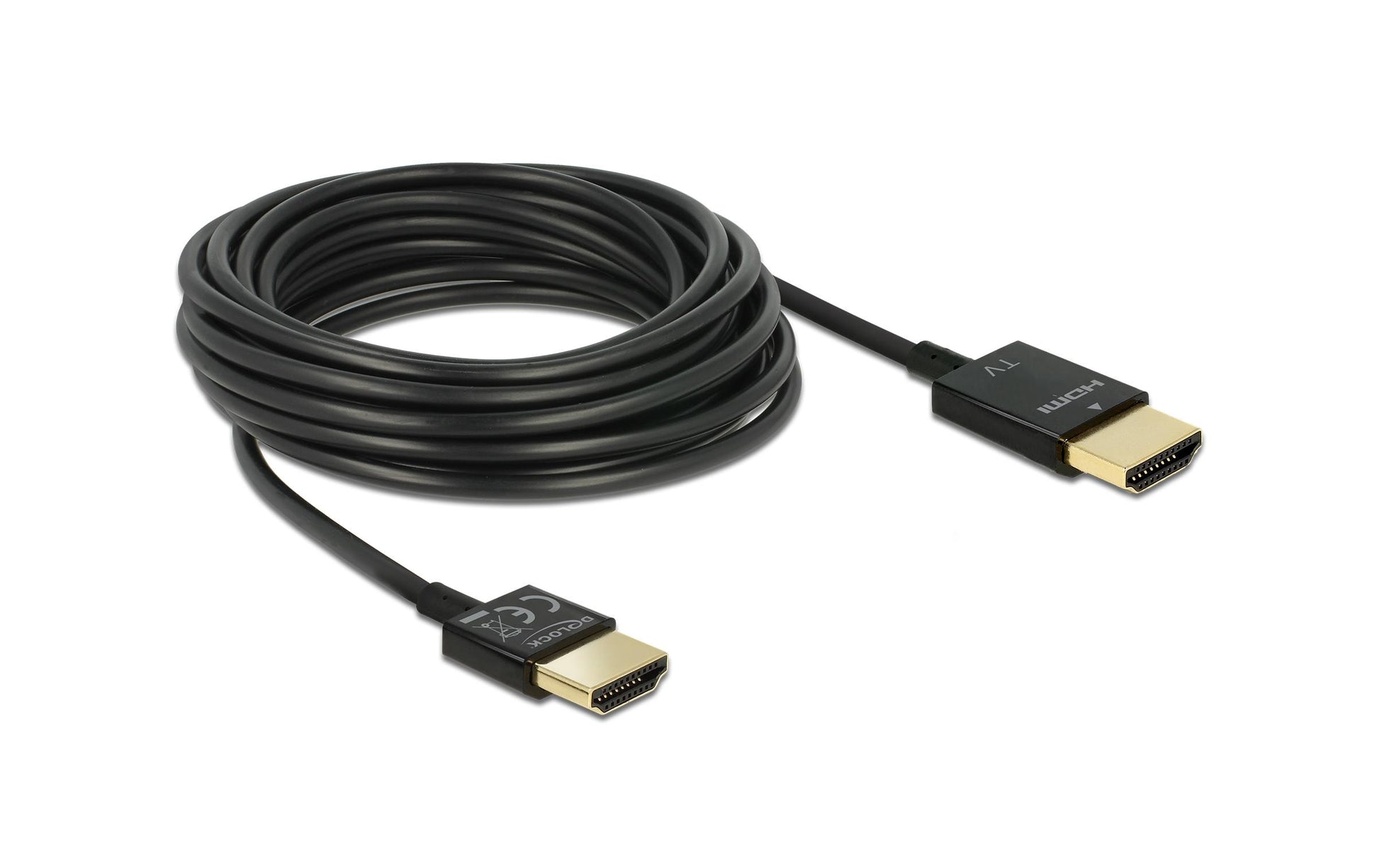 DeLOCK HDMI-Kabel, Schwarz, 1 Stück