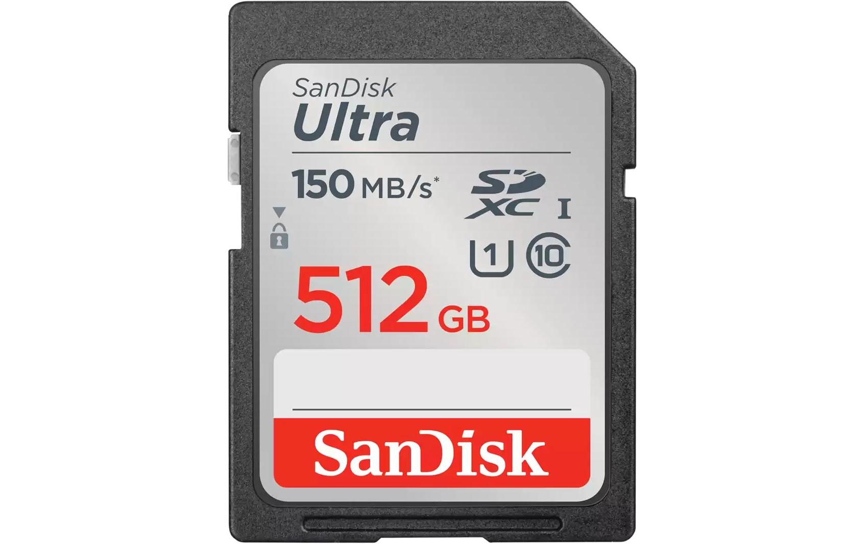 SanDisk Ultra SDXC Speichergerät – 512 GB, UHS-I, Klasse 10