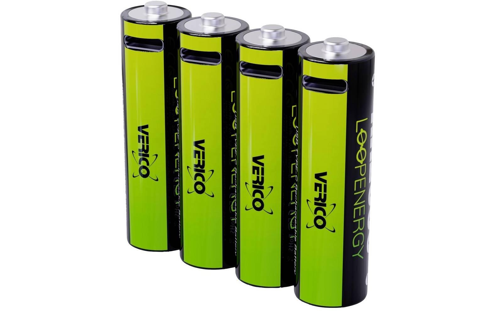 Verico AA Akkus, Nickel-Metallhydrid (NiMH), 1700 mAh – 4 Stk.