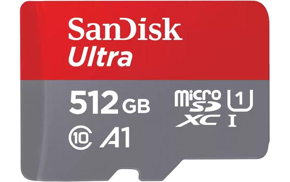 SanDisk Ultra SDSQUAC51 Speichergerät – 512 GB, Klasse 10, A1, UHS‑I