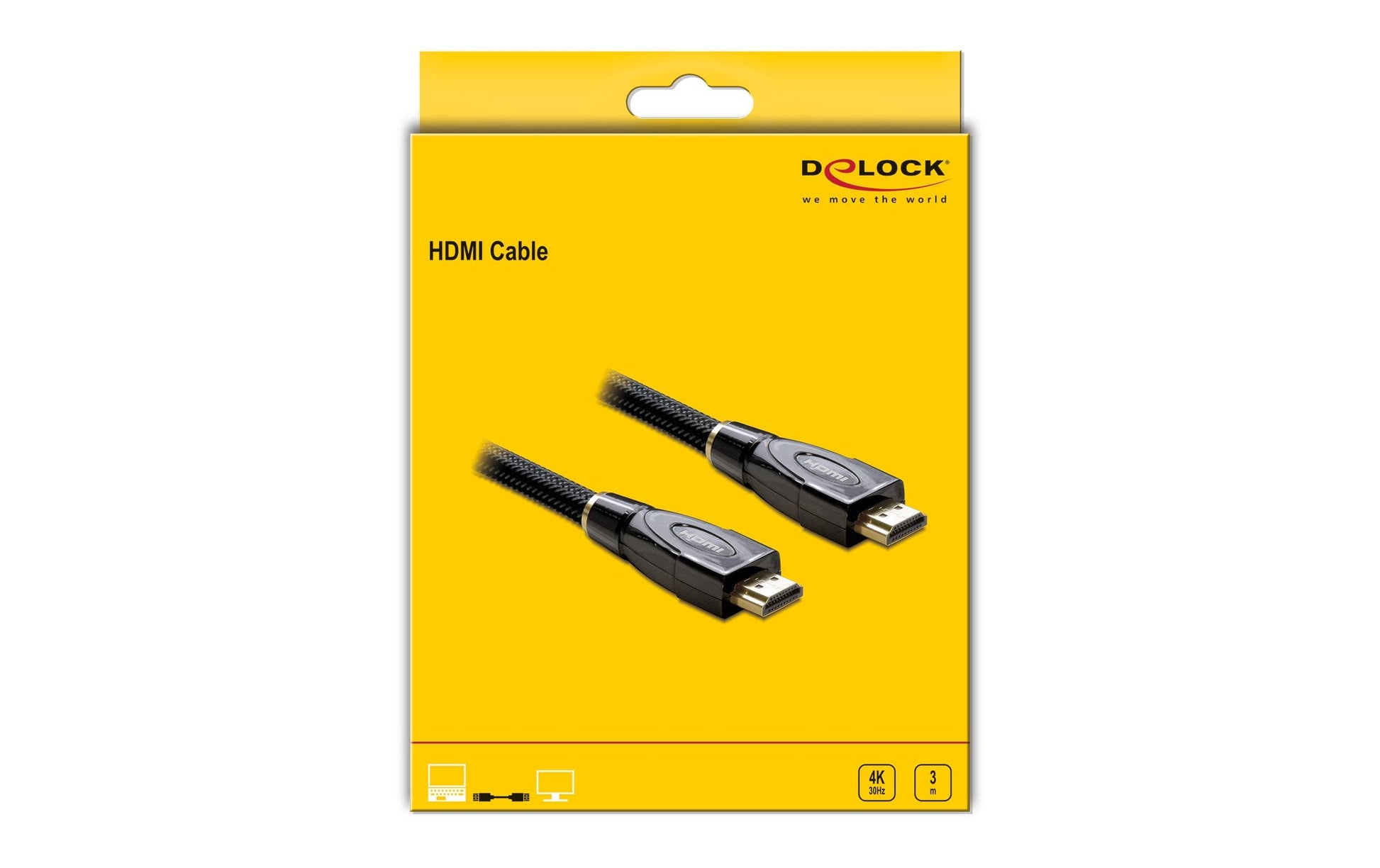 DeLOCK HDMI-Kabel, Schwarz