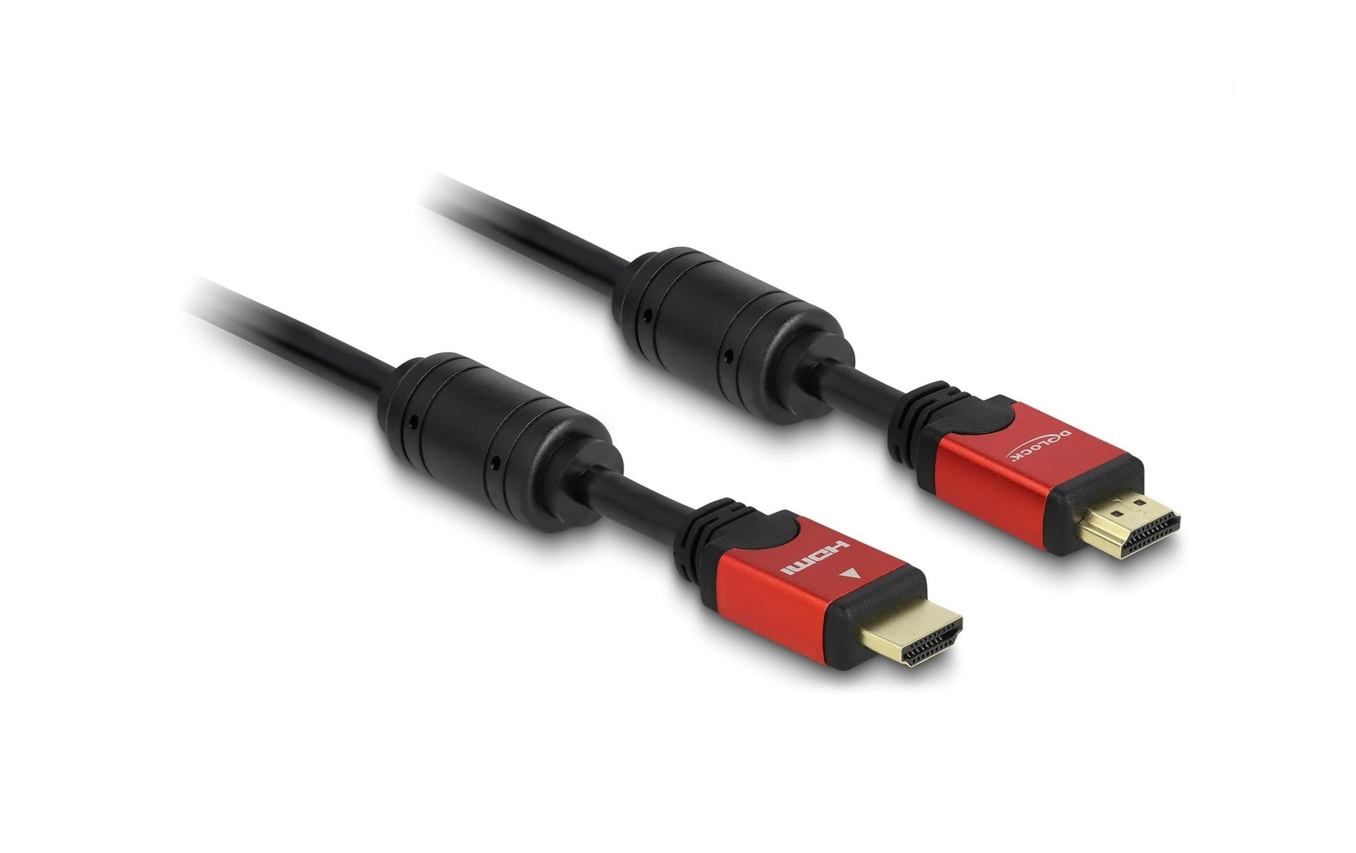 DeLOCK HDMI Kabel (A–A, M–M) HDMI 1.3 4K 30 Hz – 2 m – Rot