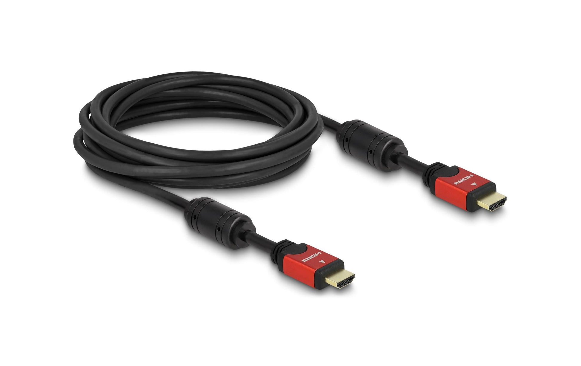 DeLOCK HDMI Kabel HDMI 1.3 4K 30 Hz – 5 m – Rot