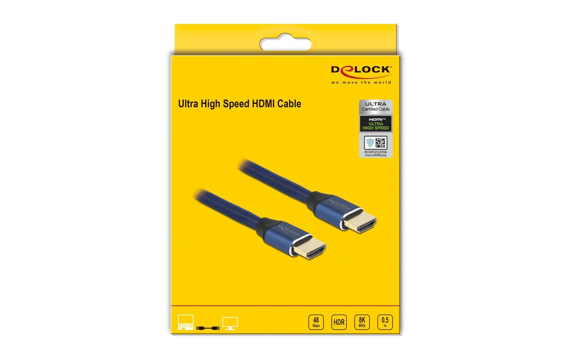 DeLOCK HDMI-Kabel, Blau