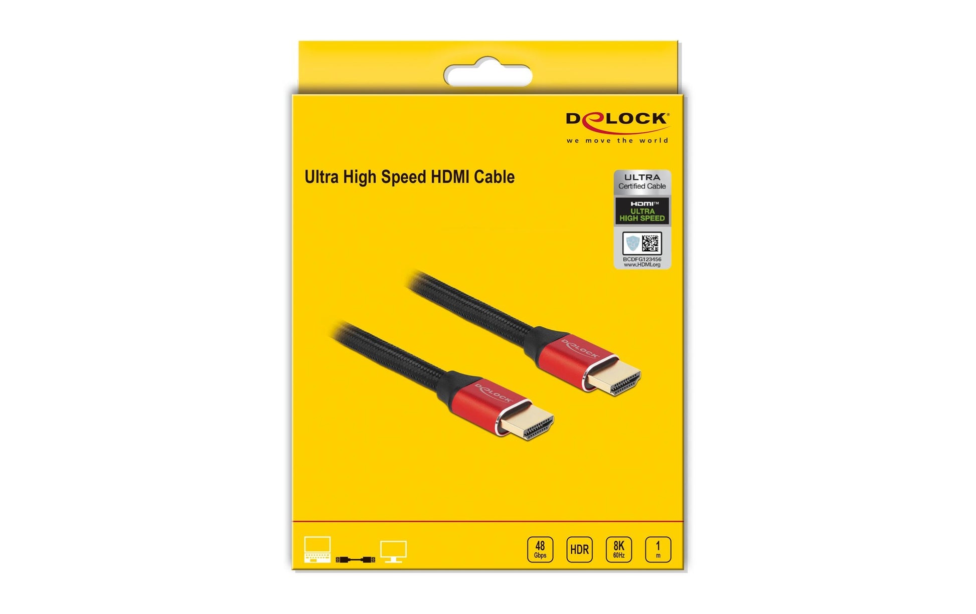 DeLOCK HDMI-Kabel, Rot