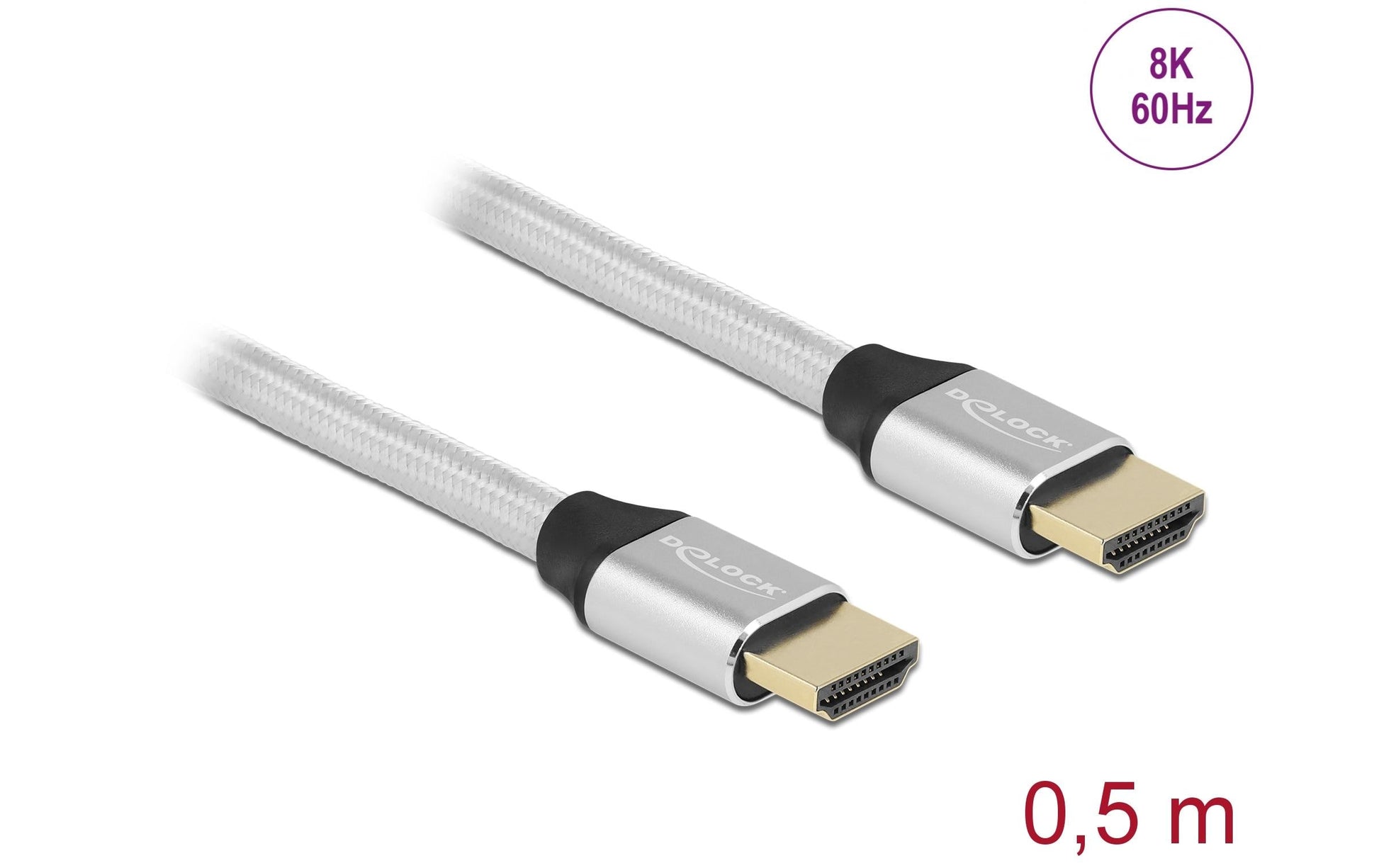 DeLOCK HDMI-Kabel, Silber