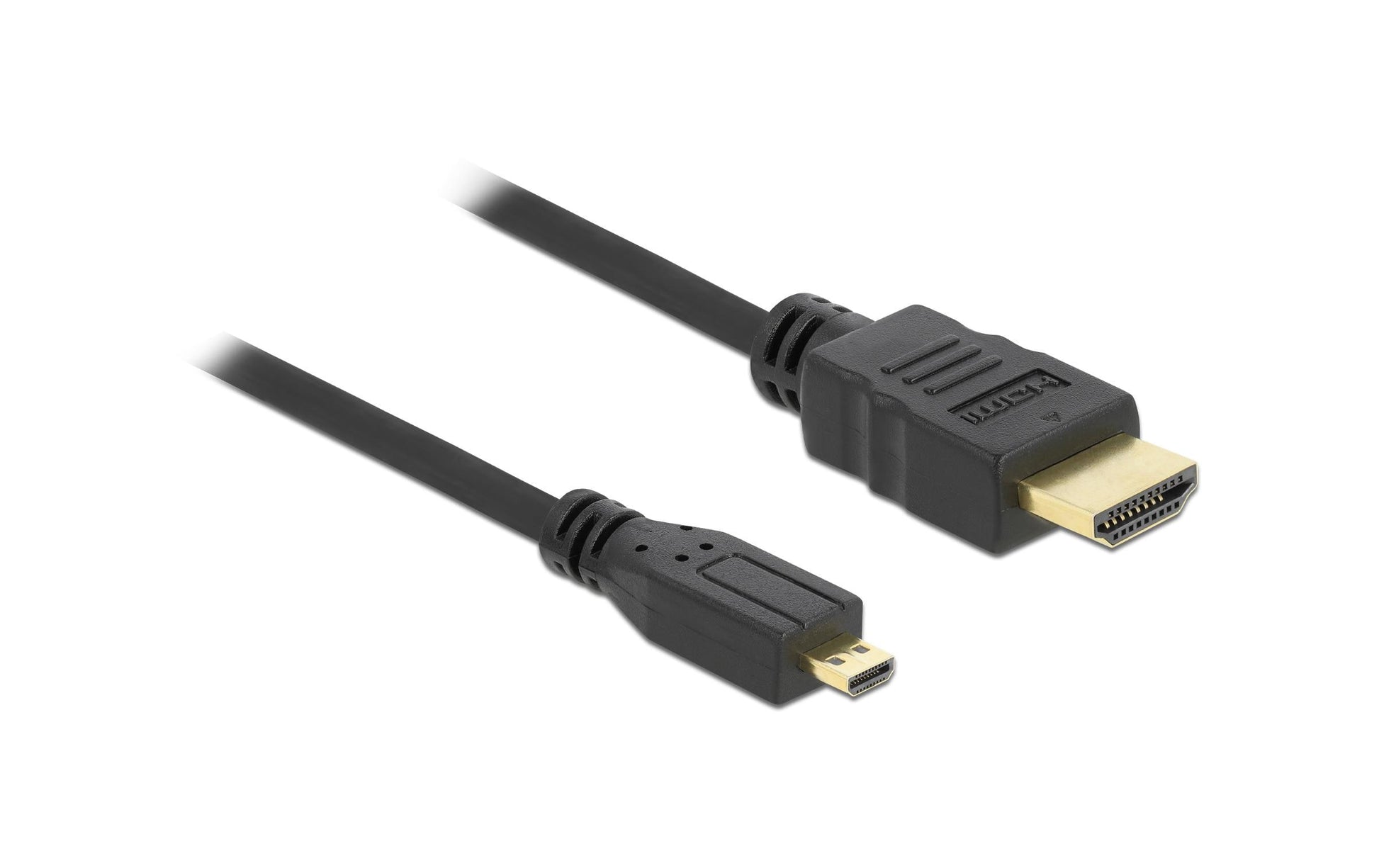DeLOCK HDMI-Kabel, HDMI/Micro HDMI, Schwarz, 4043619826643, 1 Stück