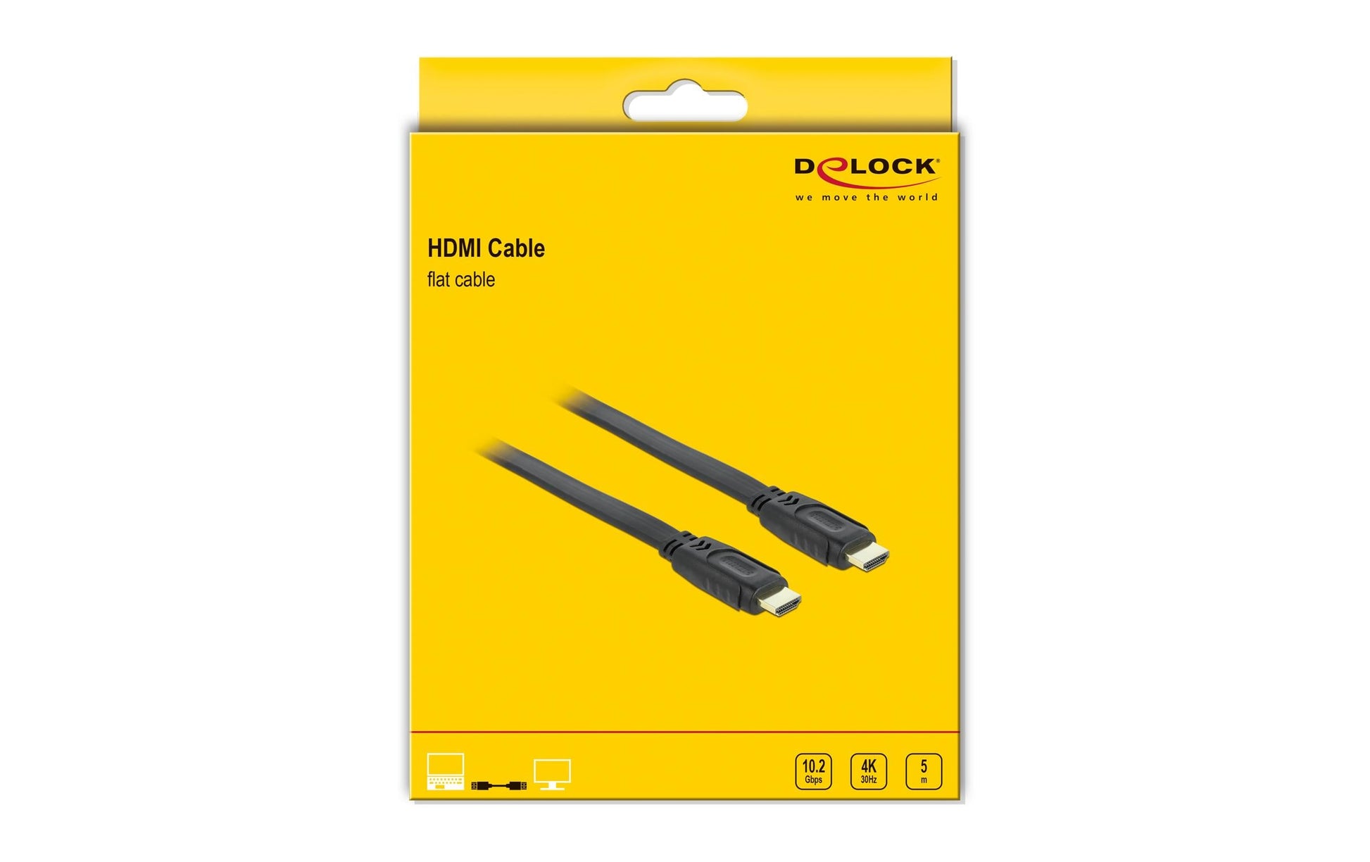 DeLOCK HDMI-Kabel, Schwarz, 82672