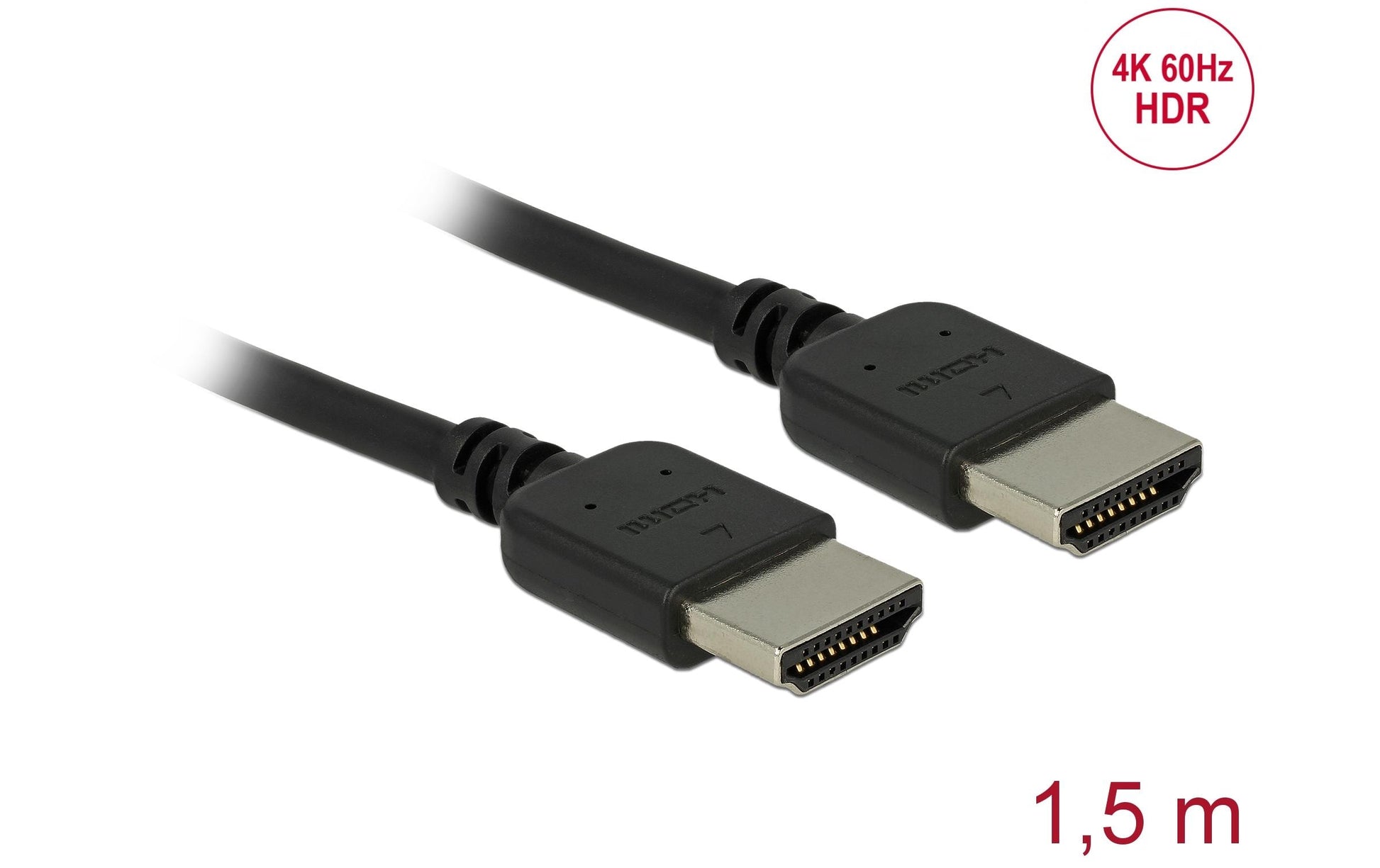 DeLOCK HDMI-Kabel, Schwarz, 85216, 1 Stück