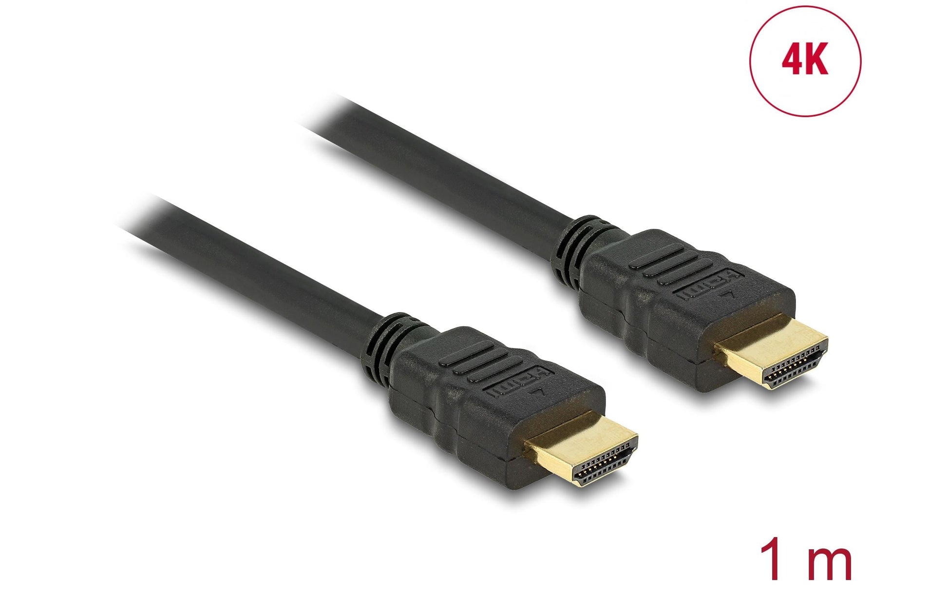 DeLOCK HDMI Kabel 4K 120 Hz – 1 m – Ethernet