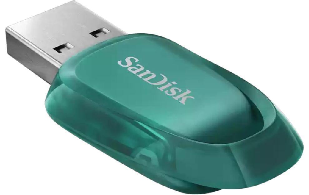 SanDisk Ultra Eco USB-Stick – 64 GB, USB 3.2 Gen 1, bis 100 MB/s; 5 Jahre Garantie