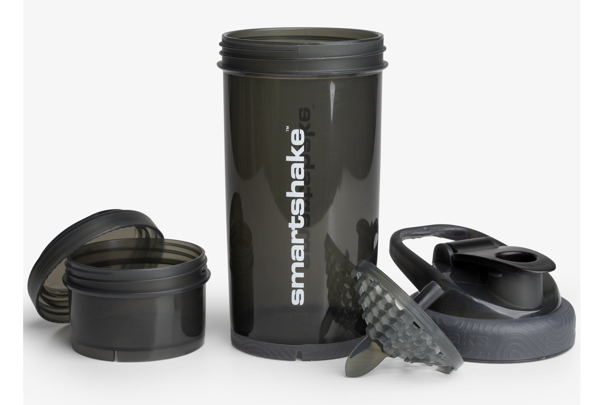 Smartshake Revive Trinkflasche 750 ml – Kunststoff, Sportdeckel, Schwarz