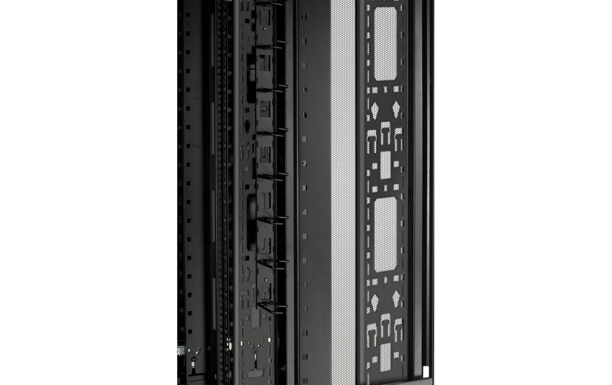 APC AR7502 – Kabelführung – 19" Rack, Montageset, 2×, Schwarz