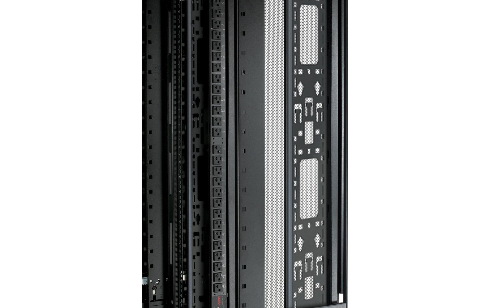 APC AR7502 – Kabelführung – 19" Rack, Montageset, 2×, Schwarz