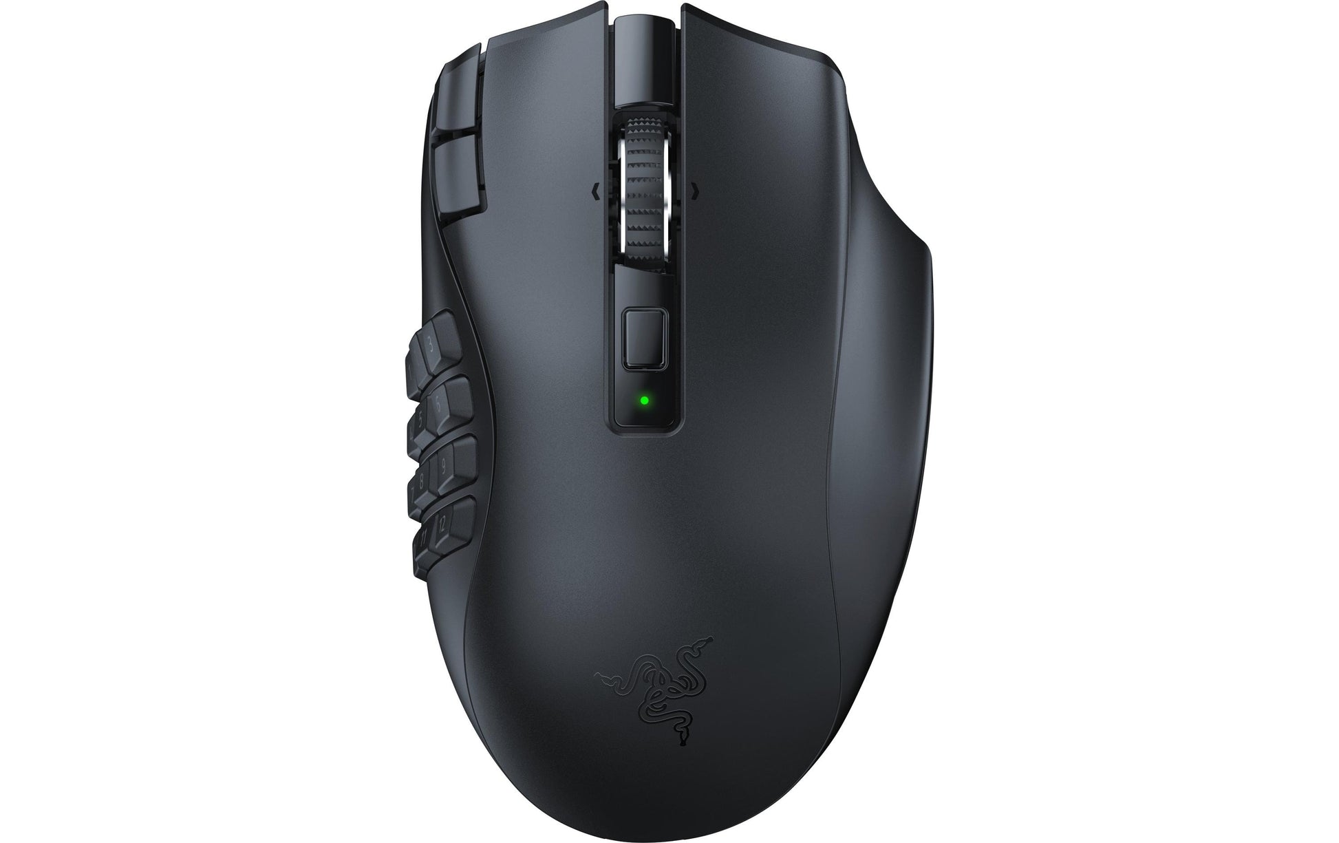 Razer Naga V2 HyperSpeed Gaming-Maus – kabellos, 21 Tasten, für Rechtshänder, integrierter Speicher, schwarz