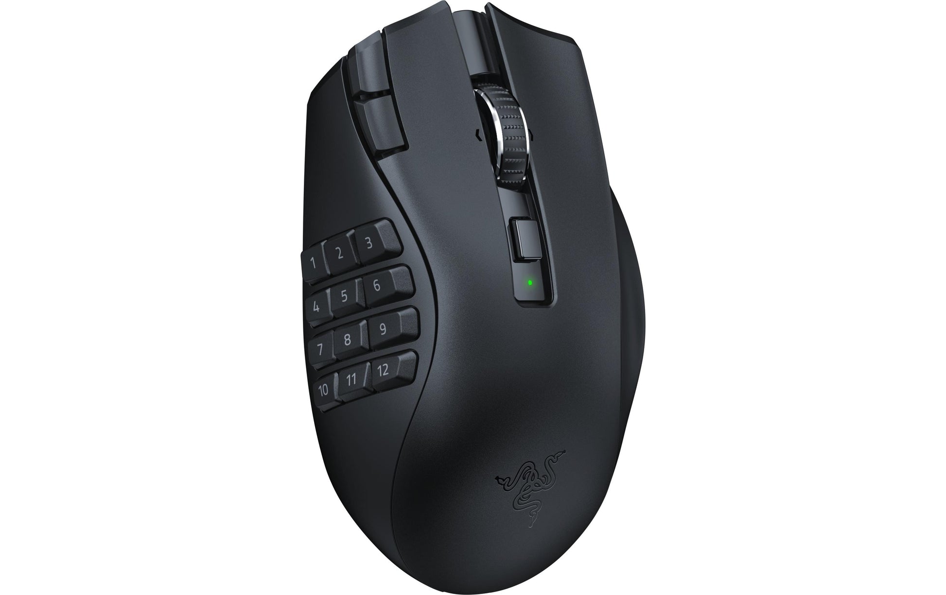 Razer Naga V2 HyperSpeed Gaming-Maus – kabellos, 21 Tasten, für Rechtshänder, integrierter Speicher, schwarz