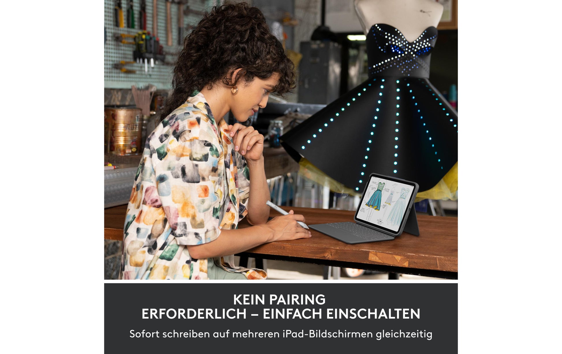 Logitech Crayon Zubehörtasche – Silber