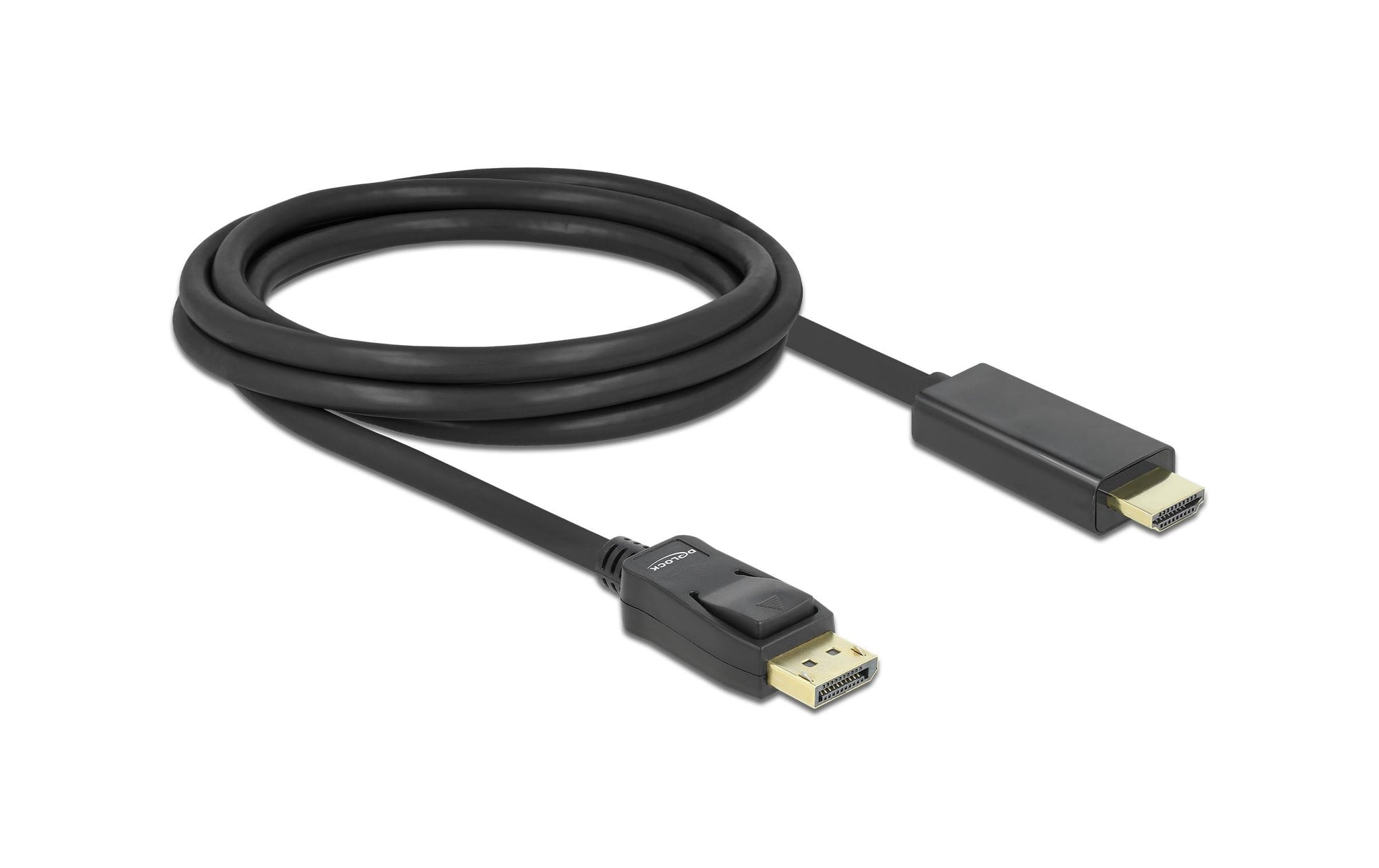 DeLOCK DisplayPort auf HDMI Kabel DP 1.1 1920×1200 60 Hz – 2 m