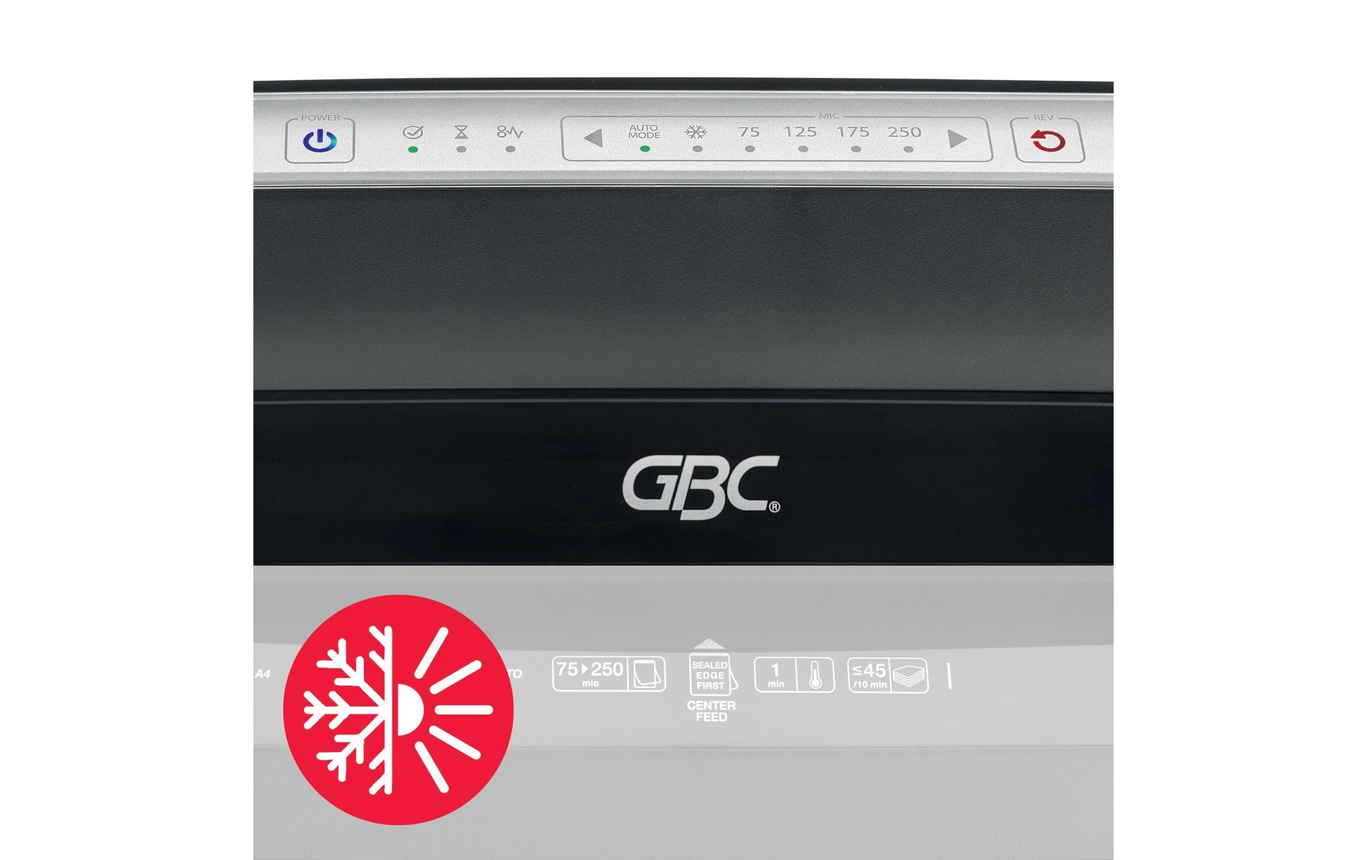 GBC Fusion 7000L Laminiergerät A3 – 6-Rollen, 75–250 µm, 1 Min. Aufheizzeit, 1400 mm/min, Schwarz