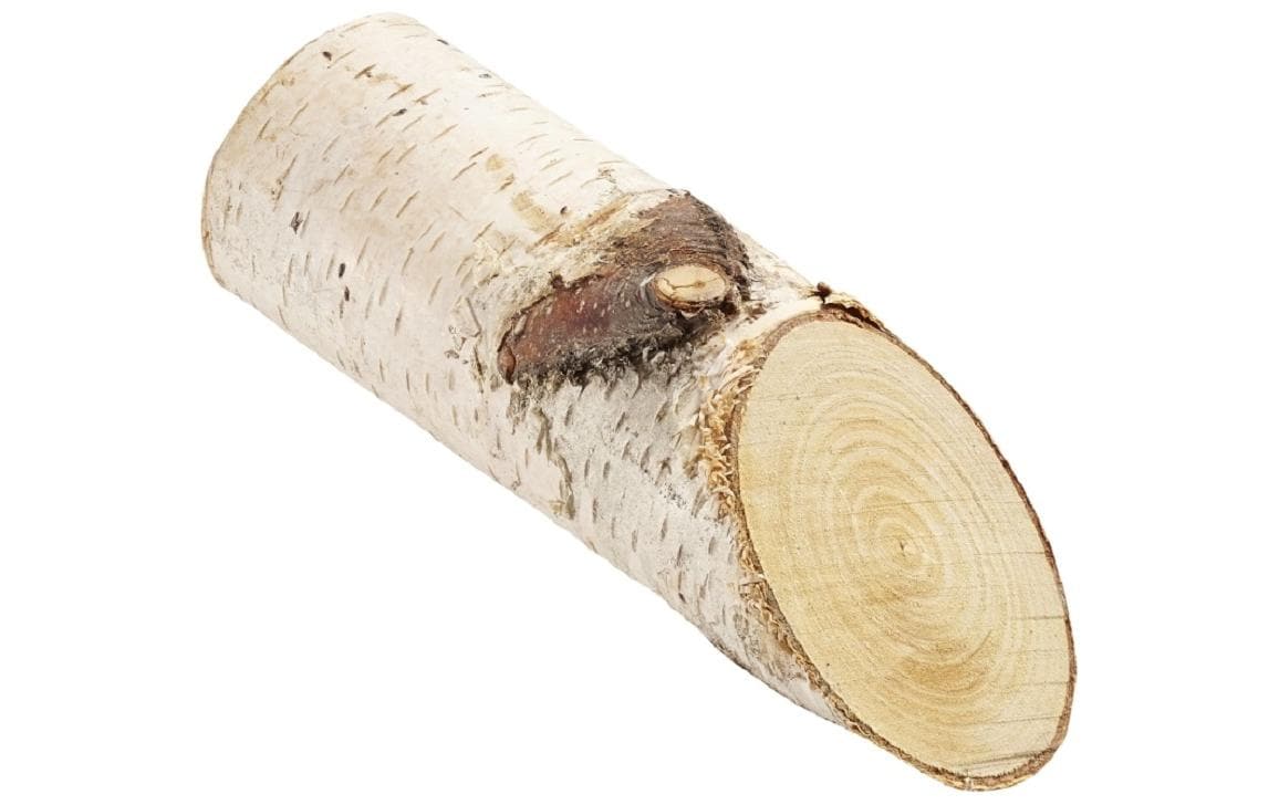 HobbyFun Holzrohling, Birke, Natur, 15 cm, 1 Stk., 3275 001