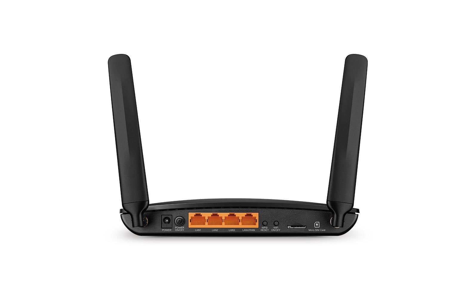 TP-Link Archer MR600 – LTE/5G-Router, Wi-Fi 5, Dual-Band (2,4/5 GHz), bis 867 Mbit/s, 4G, Micro-SIM, 4x RJ-45