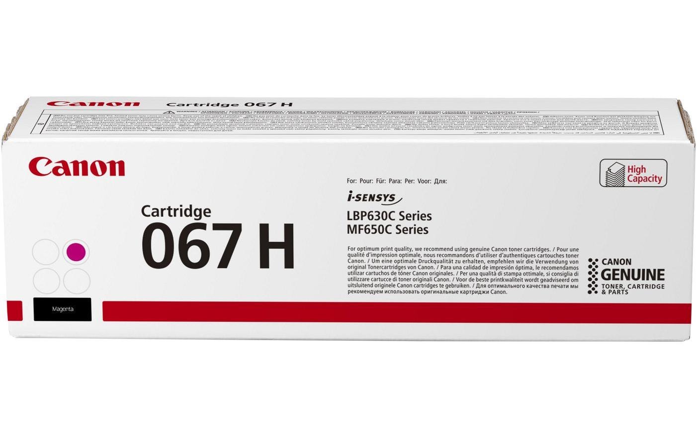 Canon Toner 067H – magenta, 2350 Seiten