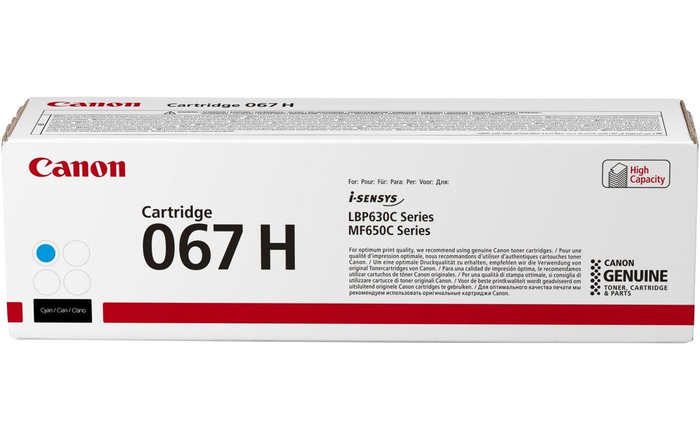 Canon Toner 067H – cyan, 2350 Seiten