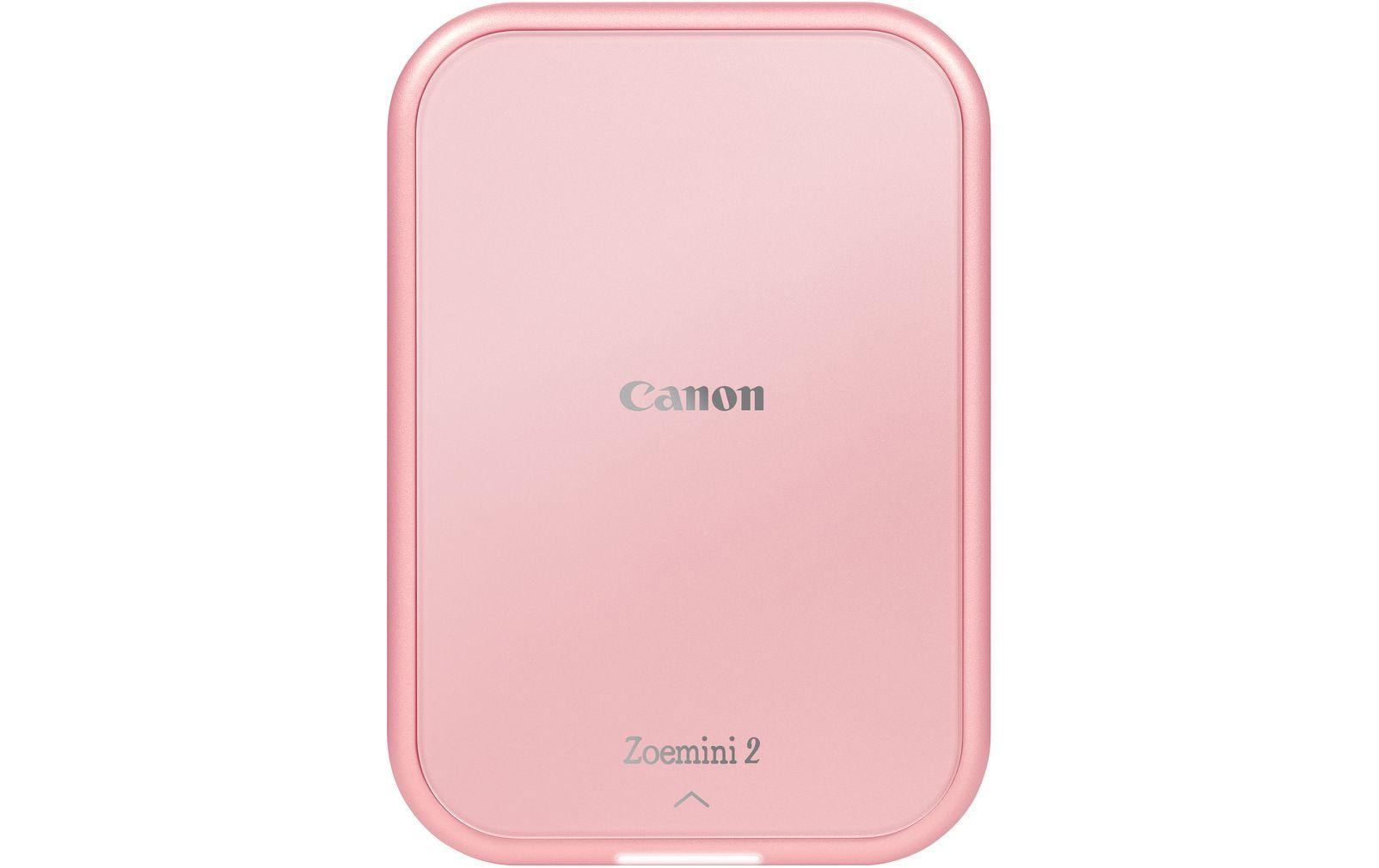 Canon Zoemini 2 Mini-Fotodrucker – 5×7,6 cm, ZINK, Bluetooth, USB-C, Akku, Roségold