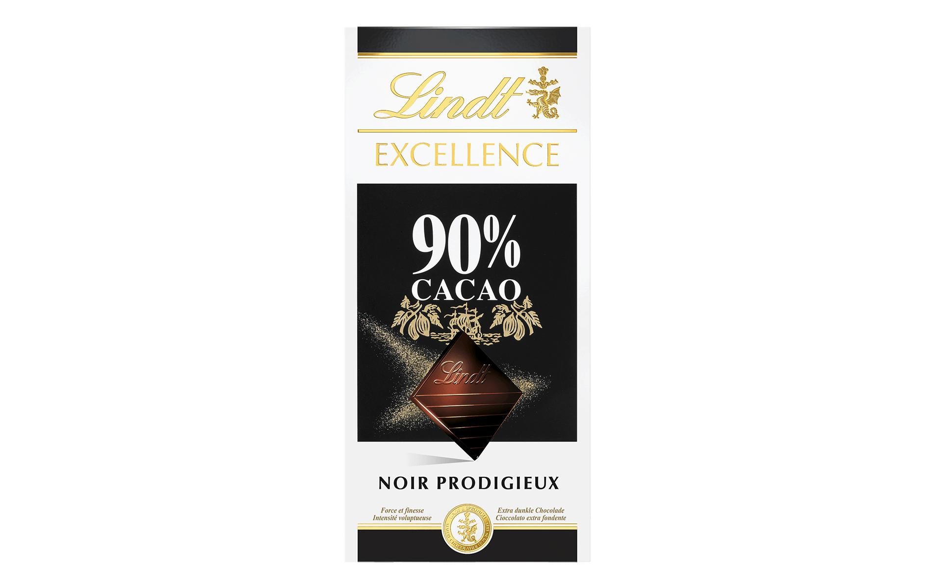 Lindt EXCELLENCE Tafelschokolade – Dunkel 90% Kakao – 100 g