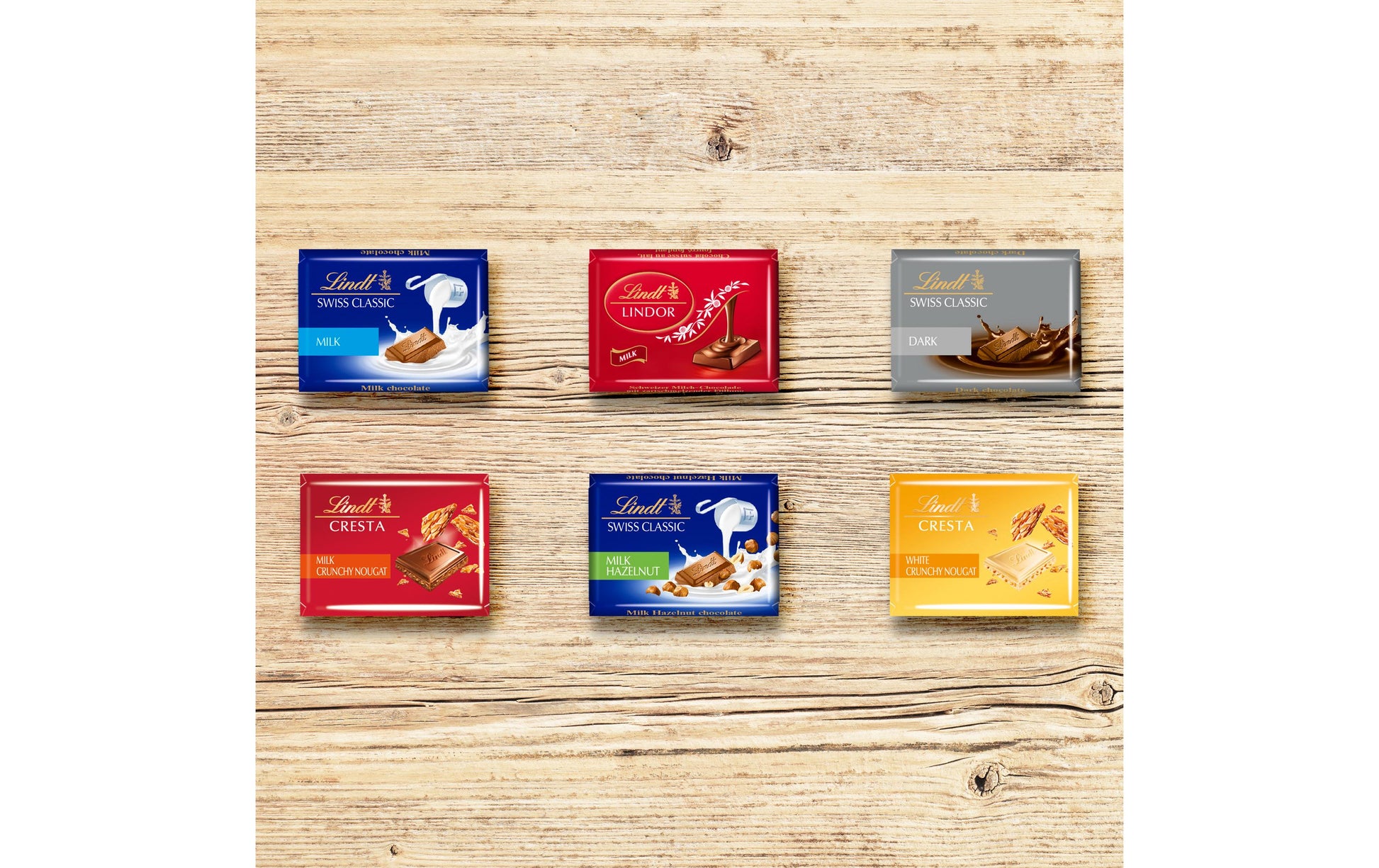 Lindt Napolitains – sortiert, 385 Stück (2,5 kg)