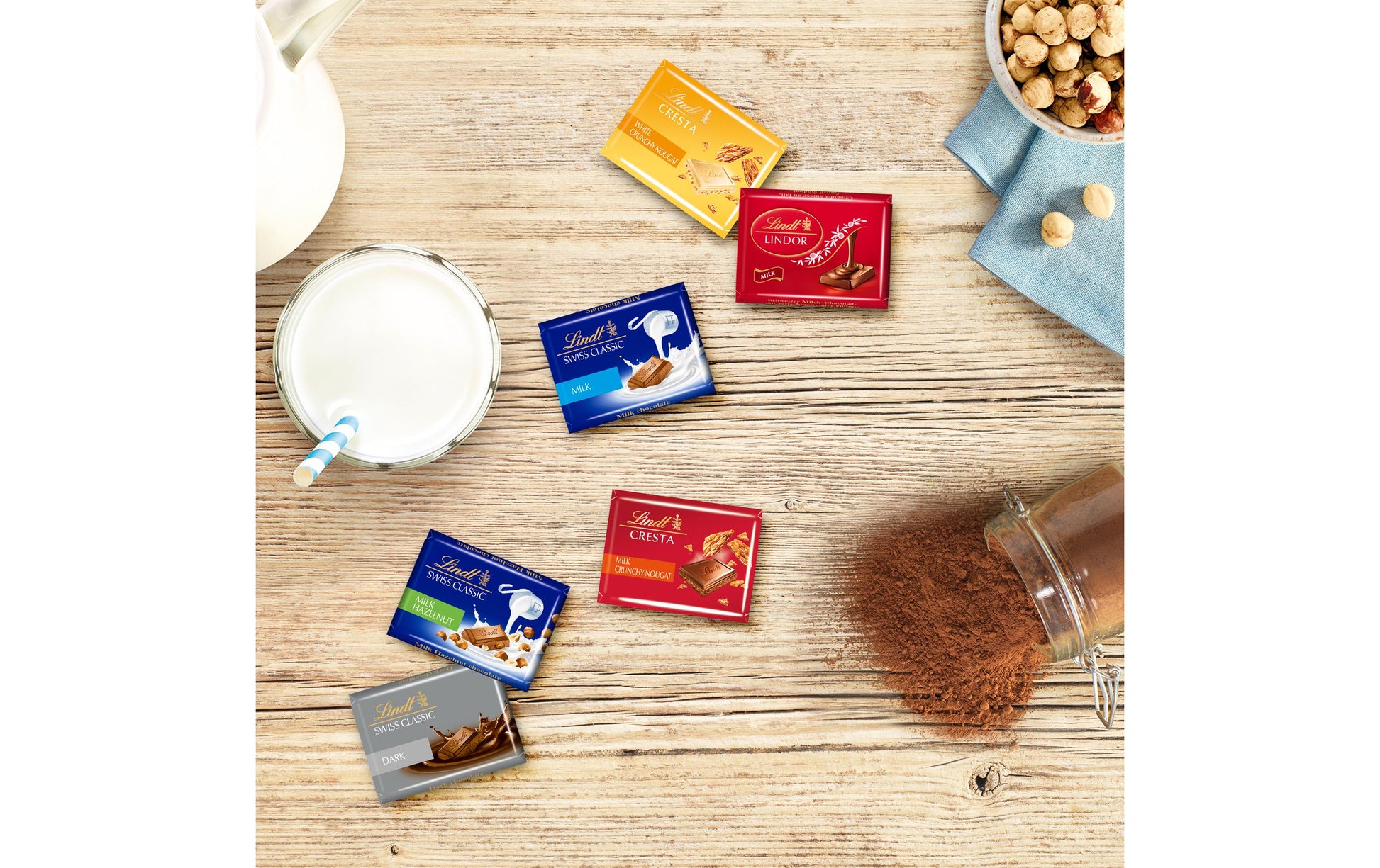 Lindt Napolitains – sortiert, 385 Stück (2,5 kg)