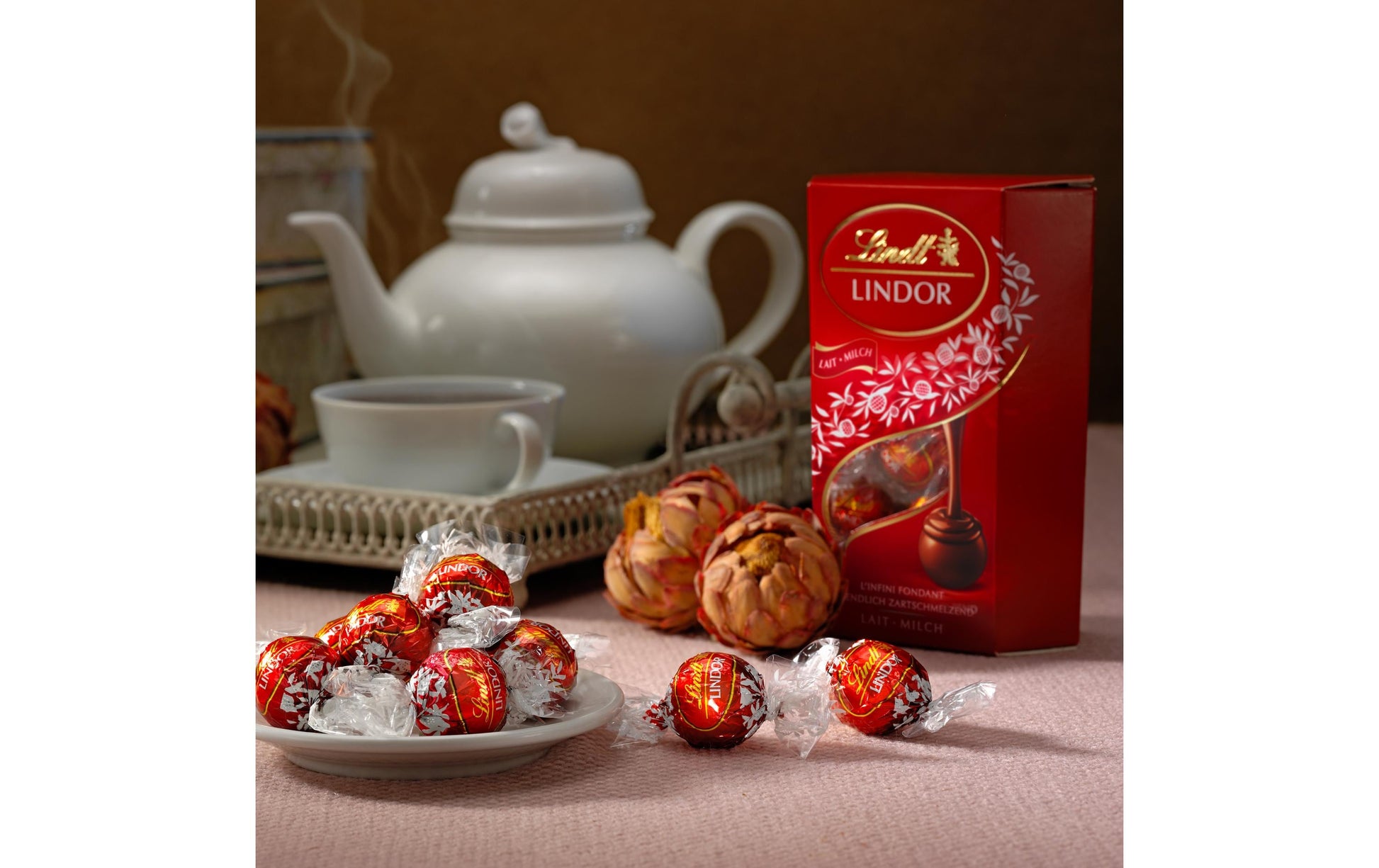 Lindt LINDOR Pralinés Cornet – Milch, 200 g